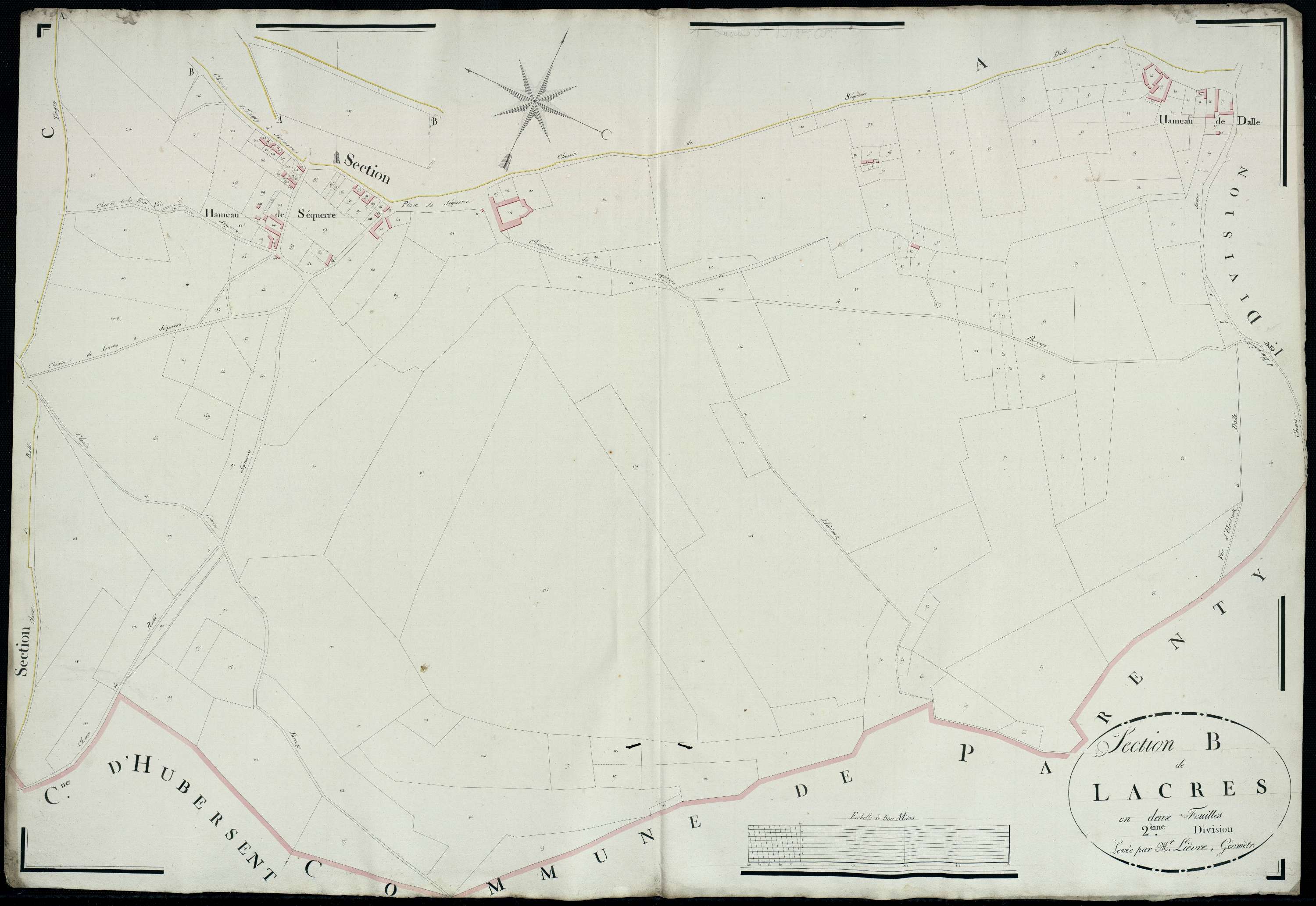 Lacres - Section B, 2e feuille