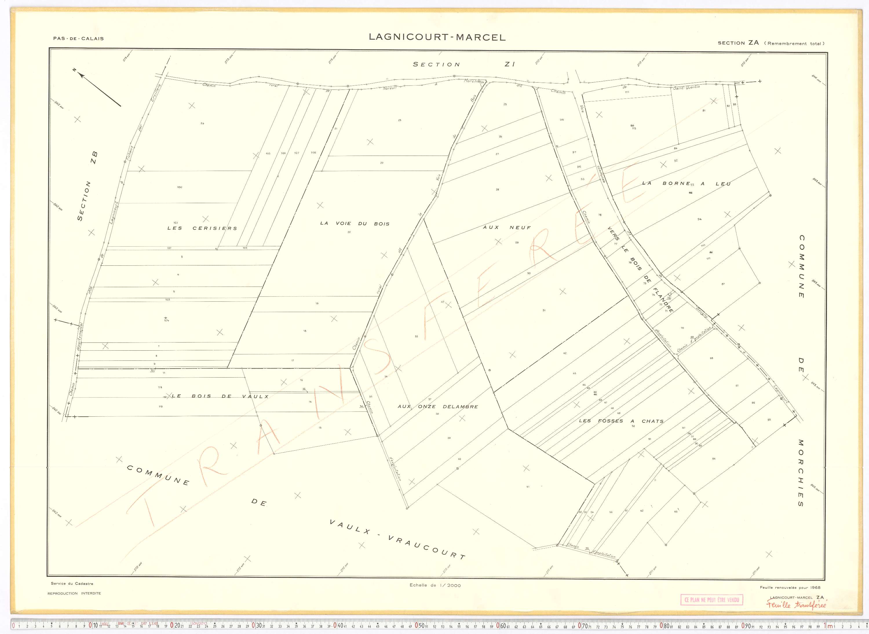 Lagnicourt-Marcel - Section ZA.