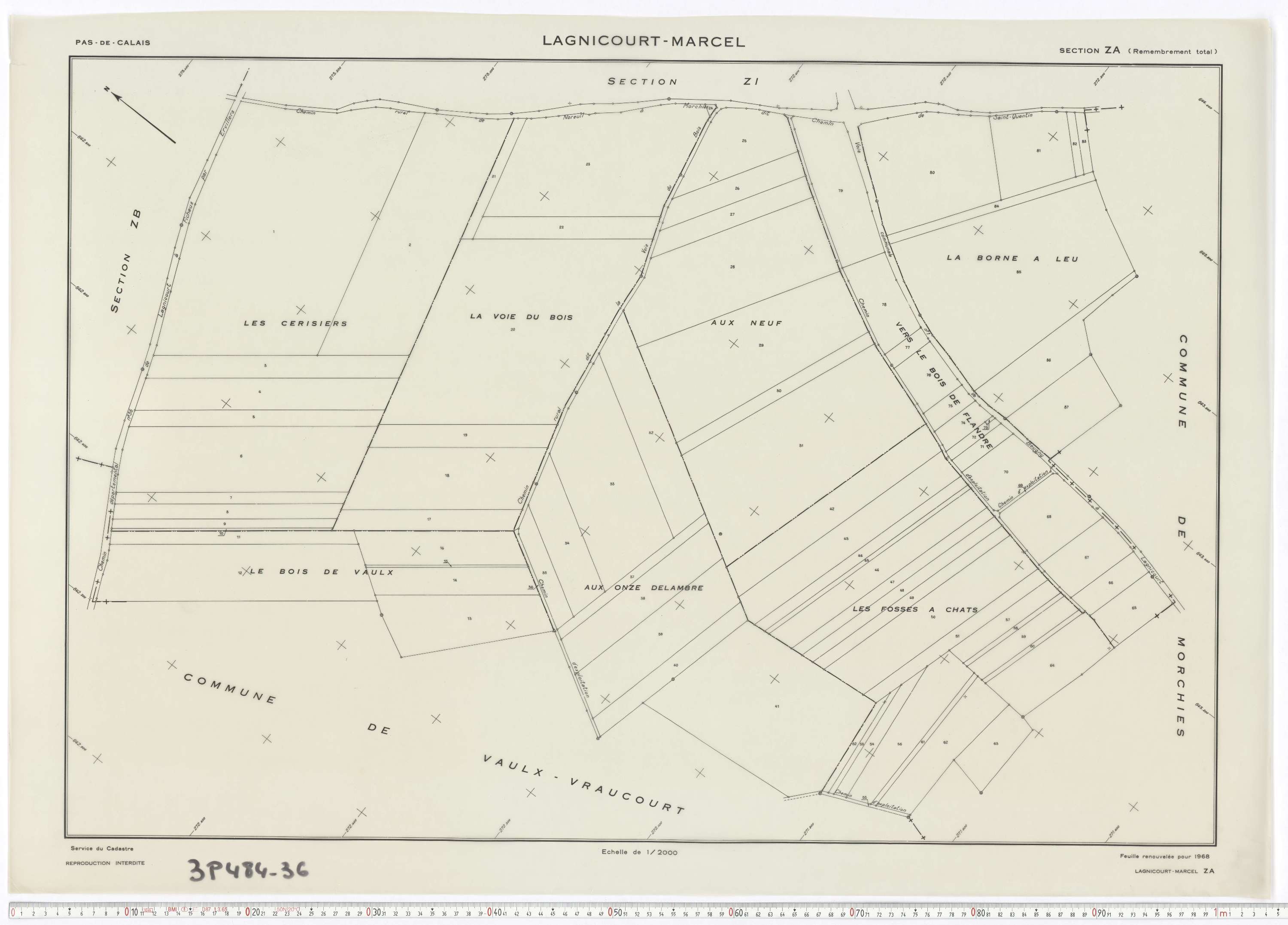 Lagnicourt-Marcel - Section ZA.
