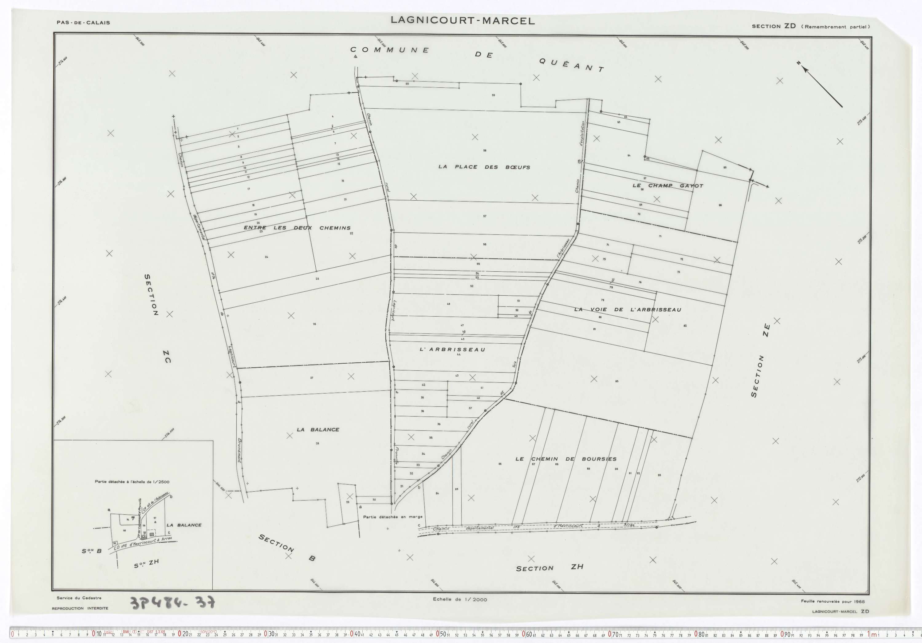 Lagnicourt-Marcel - Section ZD.
