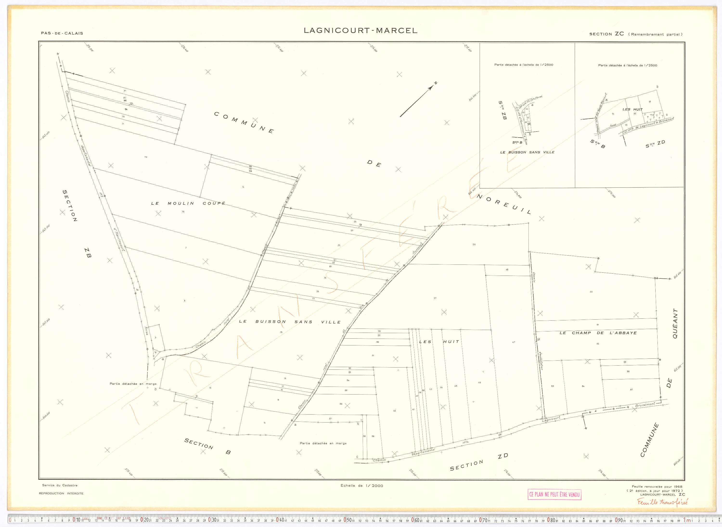 Lagnicourt-Marcel - Section ZC.