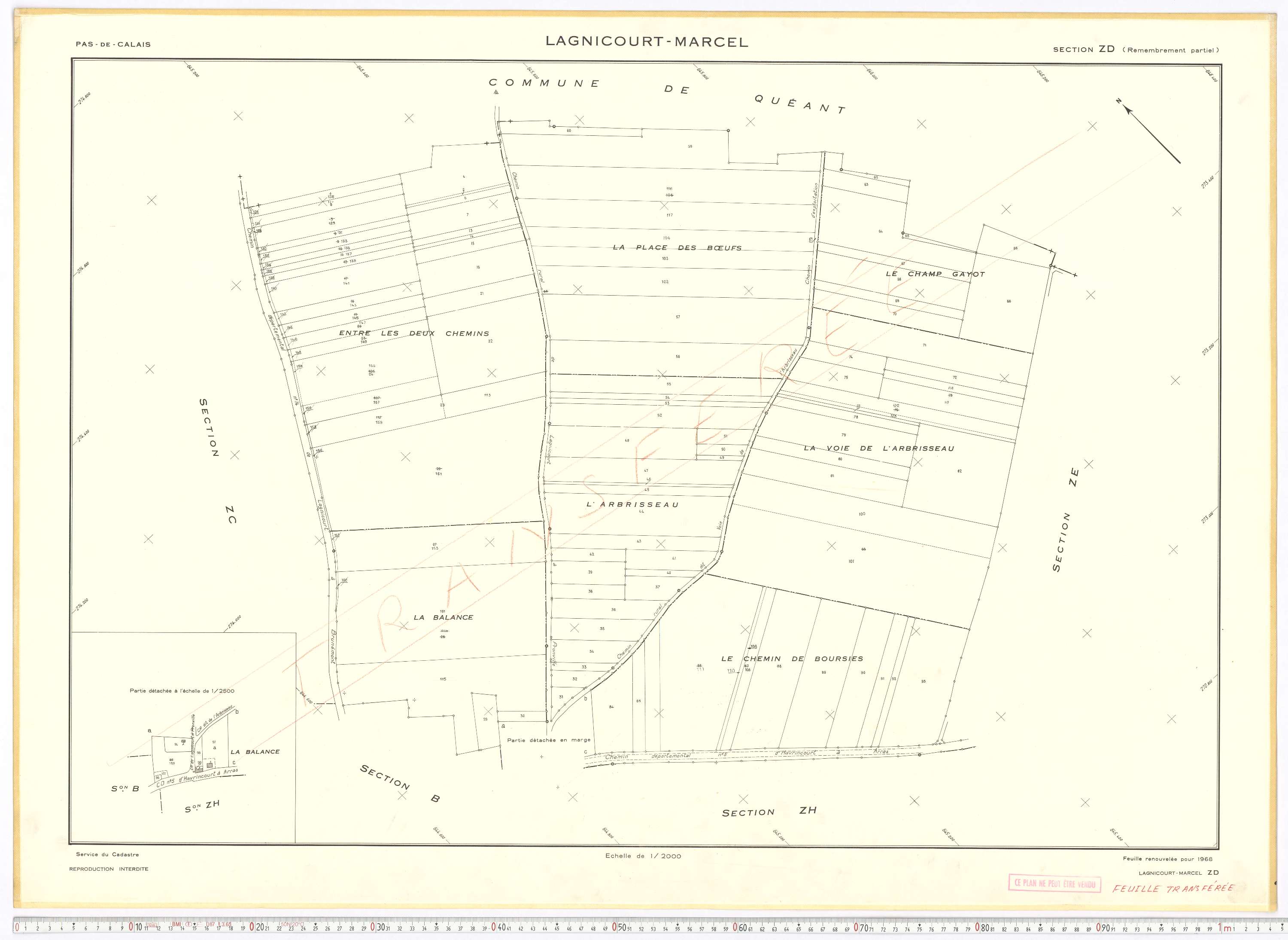 Lagnicourt-Marcel - Section ZD.