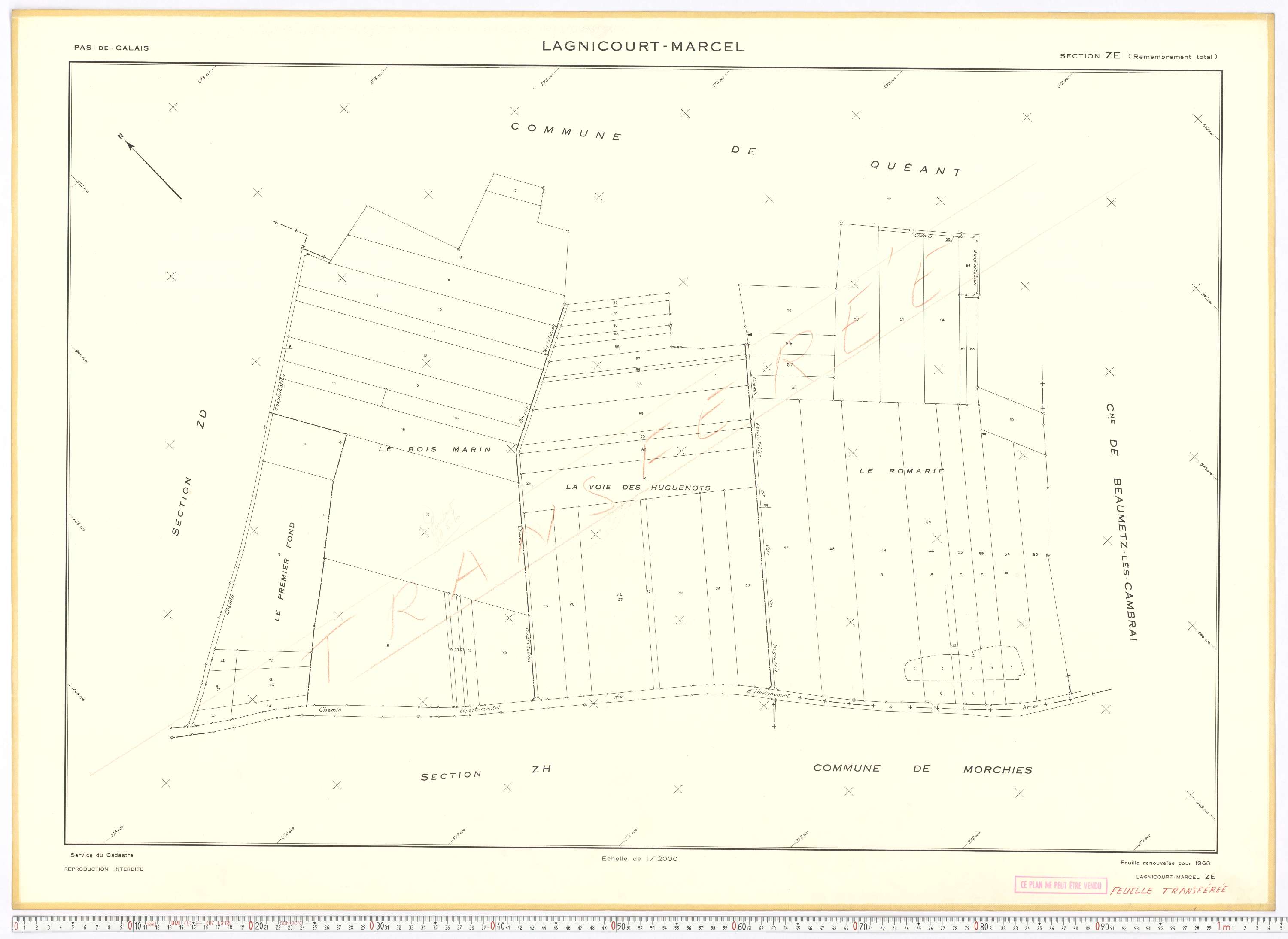Lagnicourt-Marcel - Section ZE.