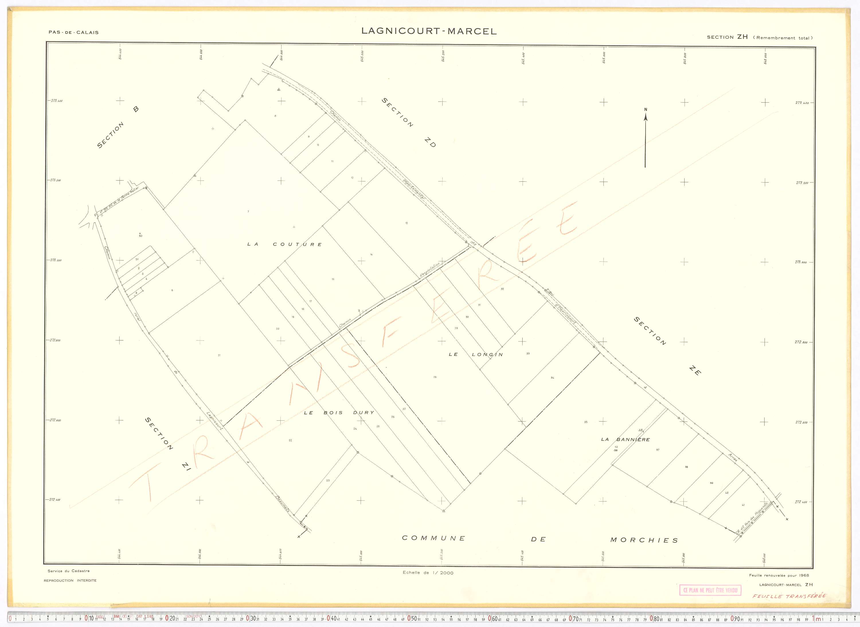 Lagnicourt-Marcel - Section ZH.
