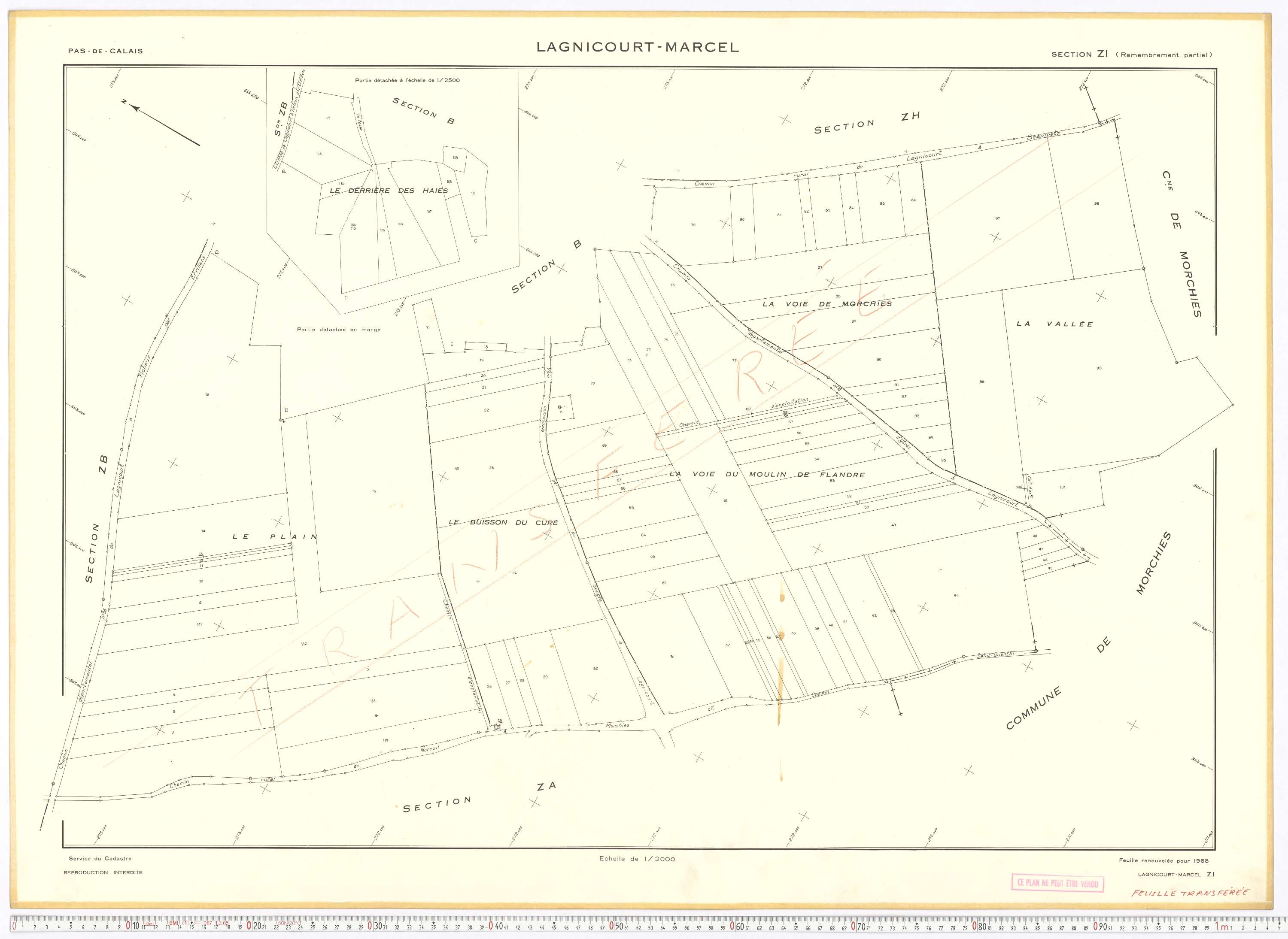 Lagnicourt-Marcel - Section ZI.