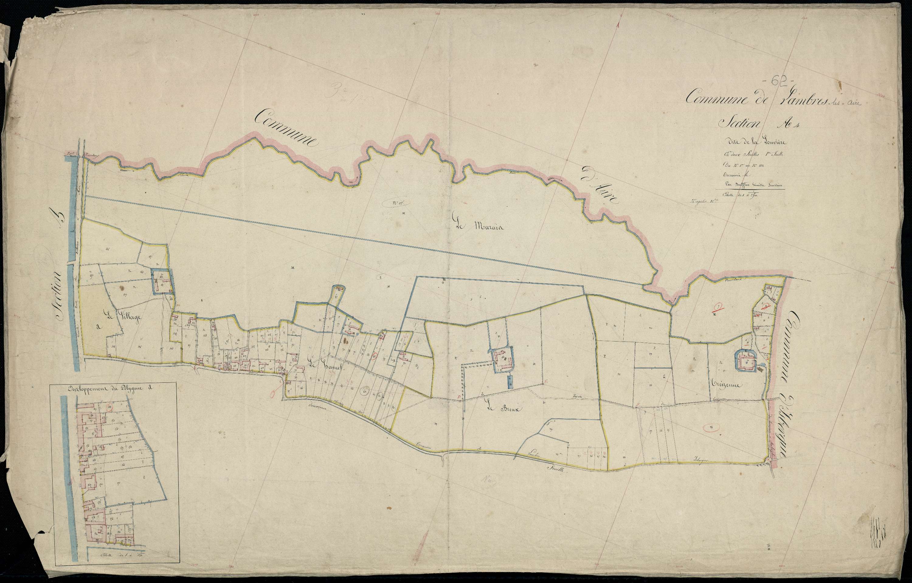 Lambres - Section A, 1re feuille