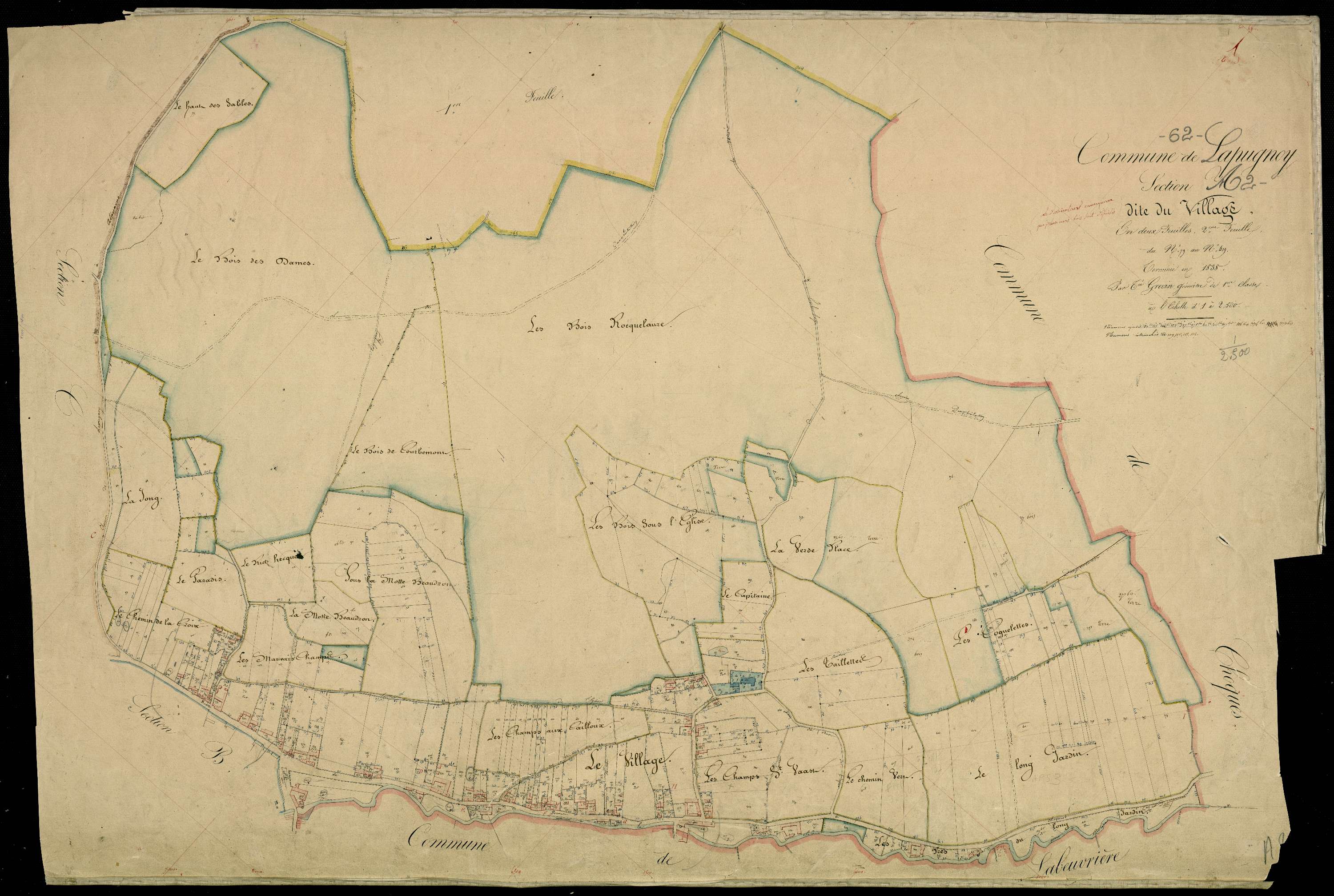 Lapugnoy - Section A, 2e feuille
