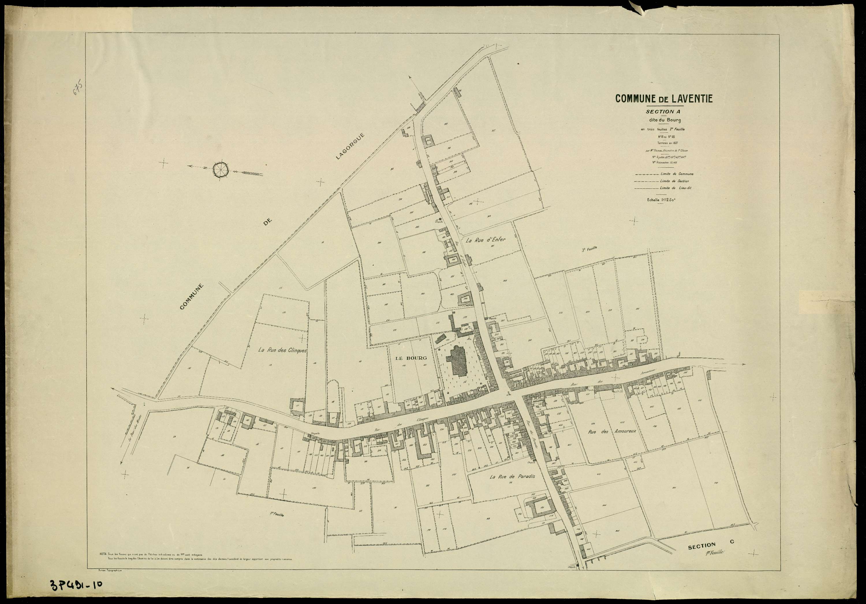 Laventie - Section A, 2e feuille
