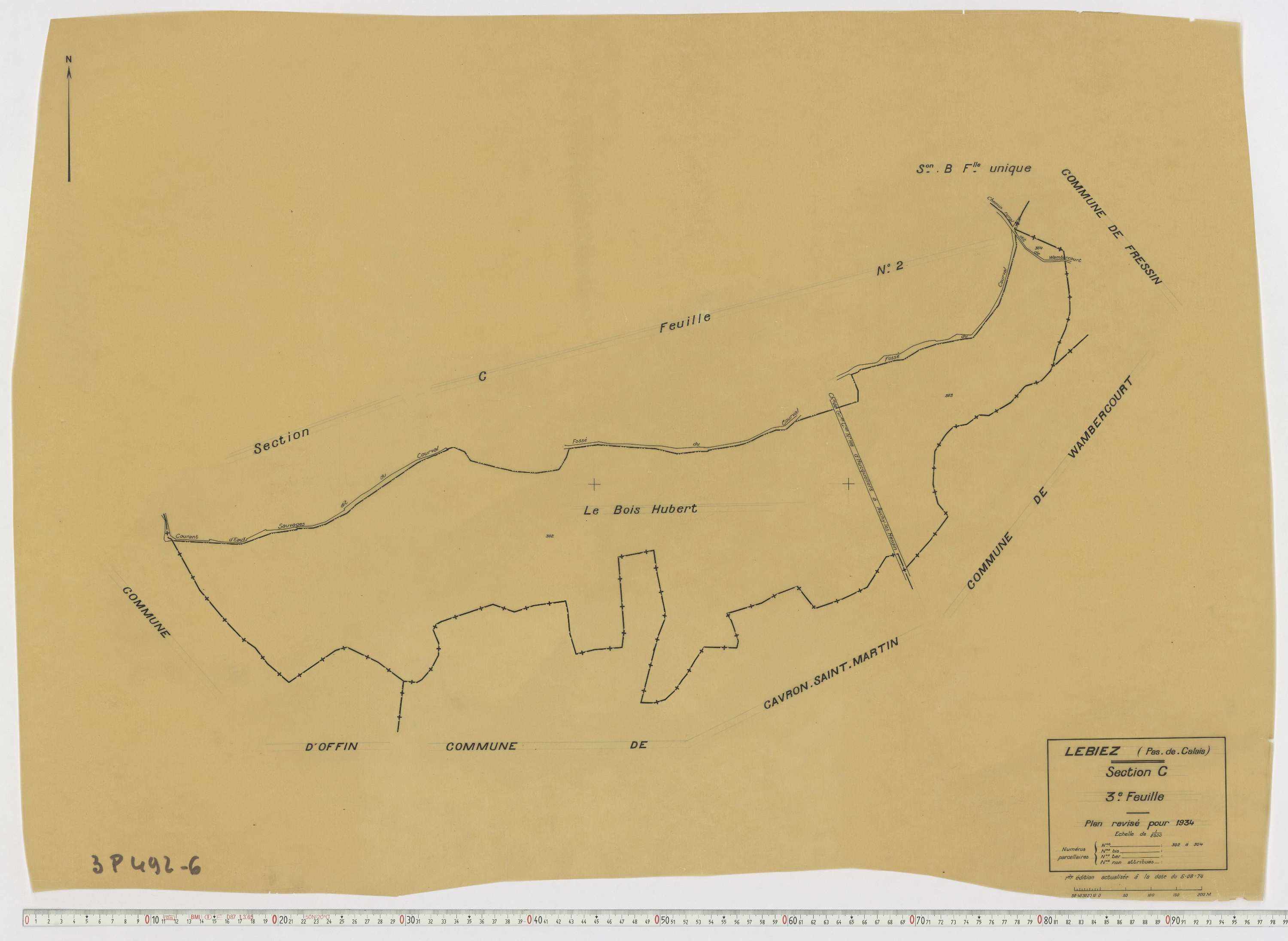 Lebiez - Section C, feuille 3.