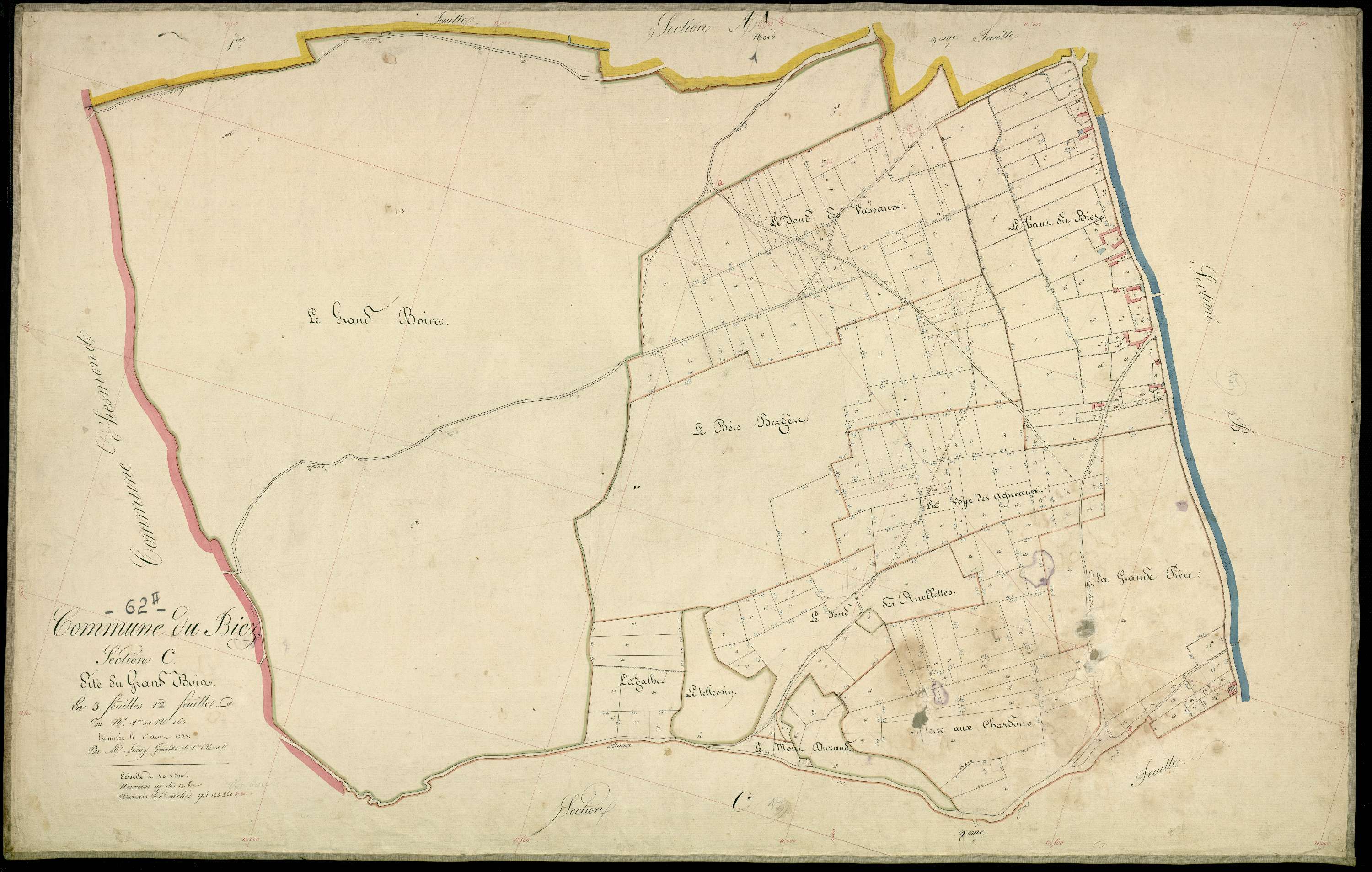 Lebiez - Section C, 1re feuille