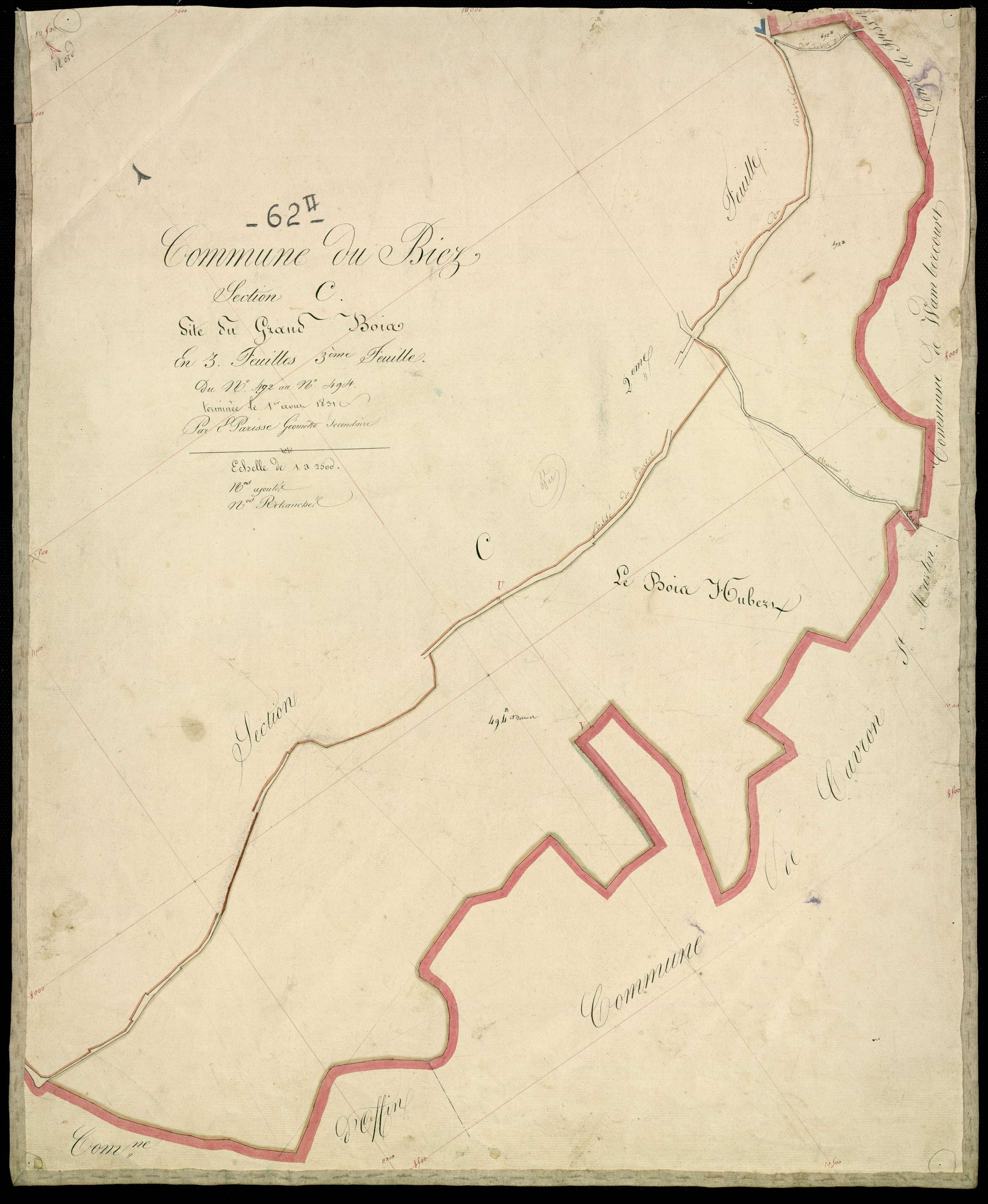 Lebiez - Section C, 3e feuille