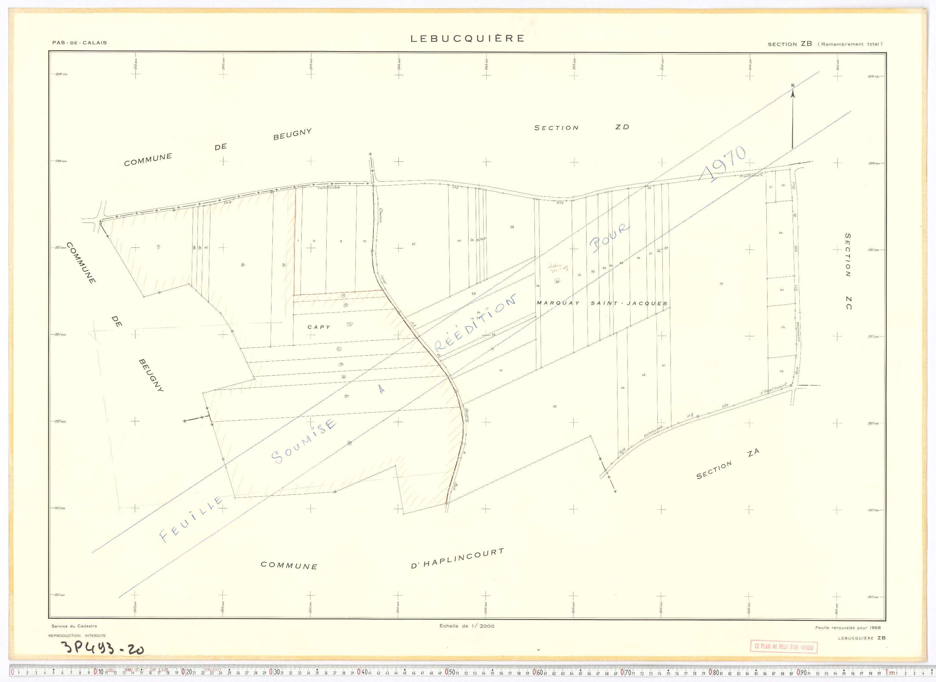 Lebucquière - Section ZB.