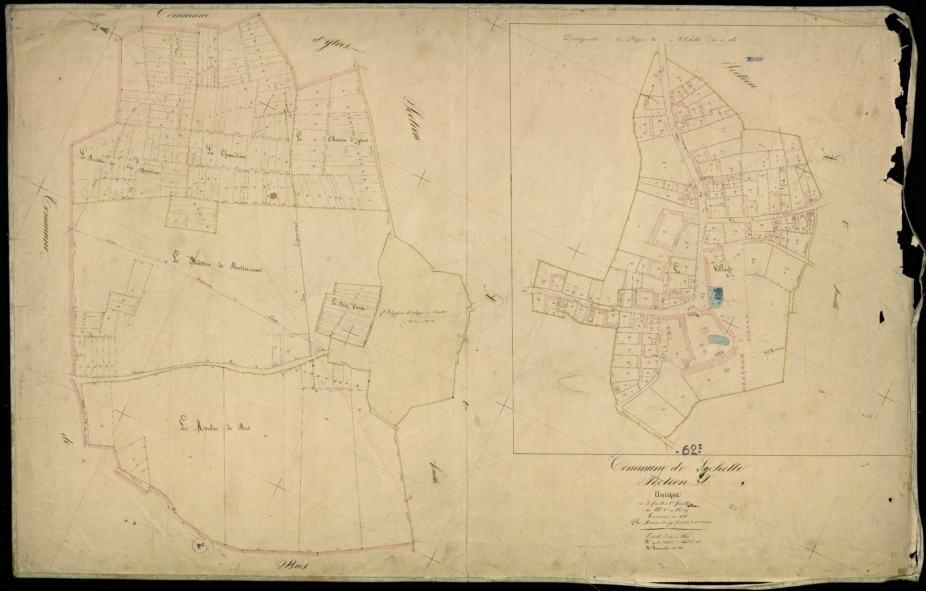 Léchelle - Section A, 1re feuille