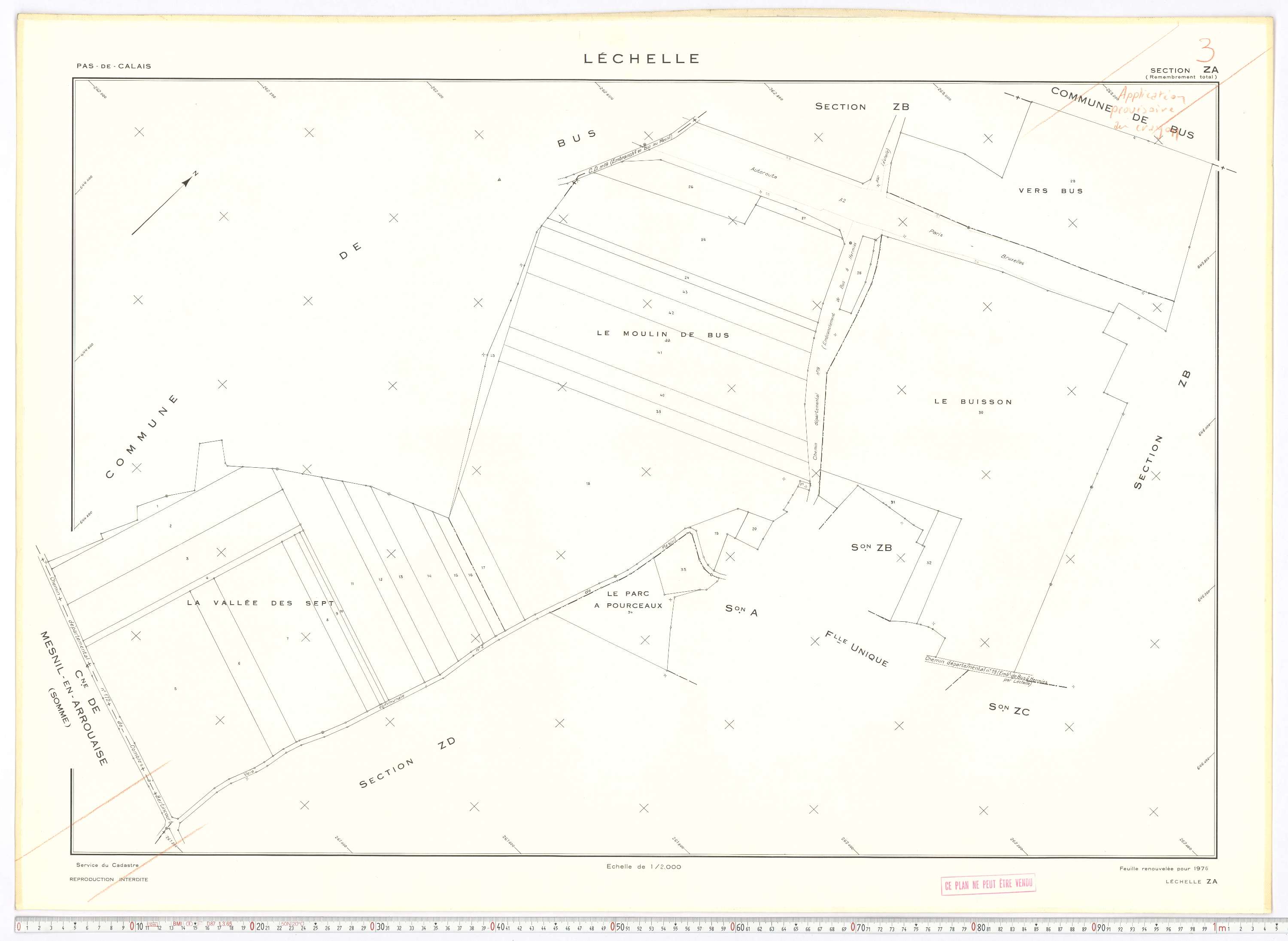 Léchelle - Section ZA.