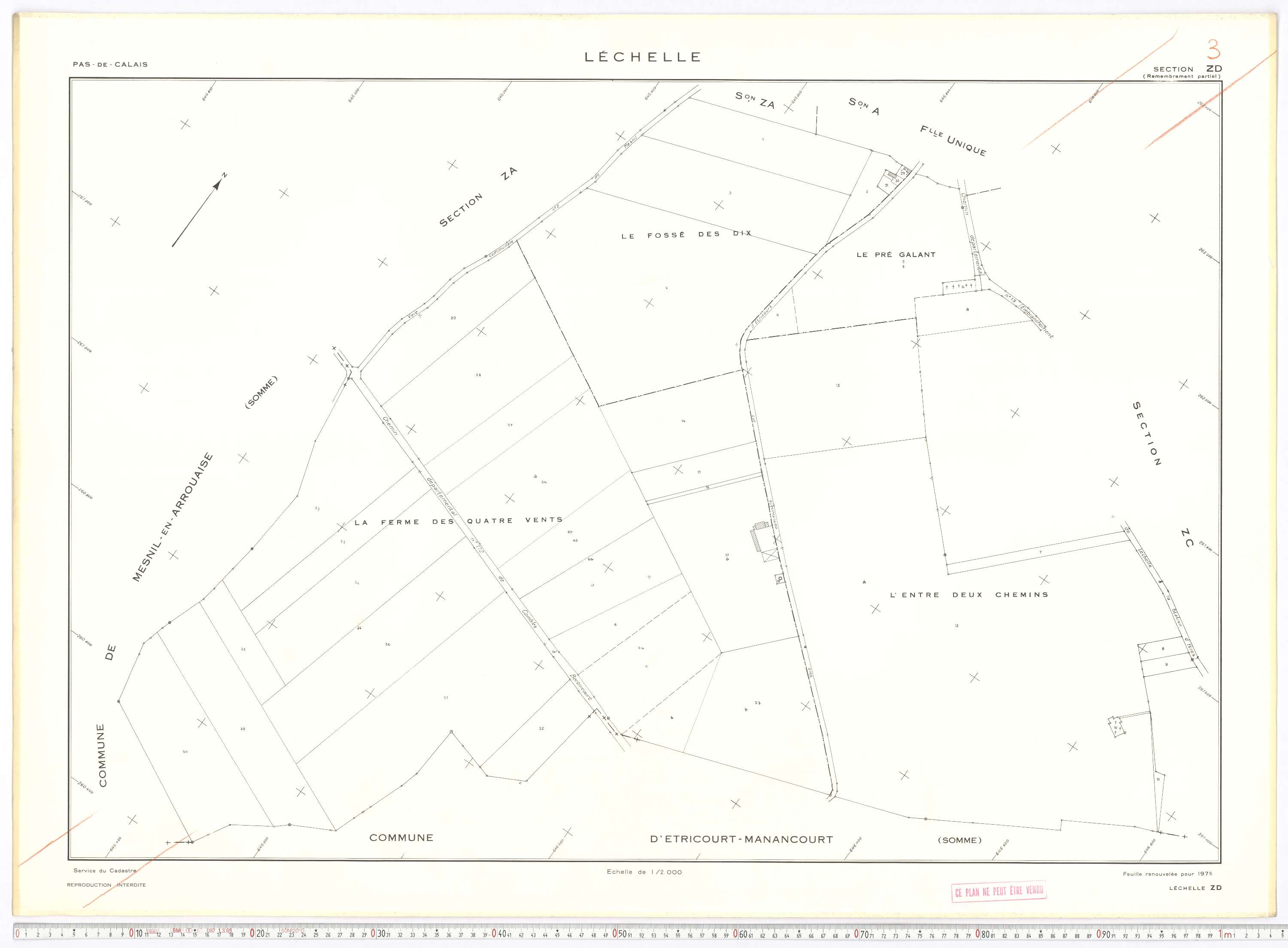 Léchelle - Section ZD.