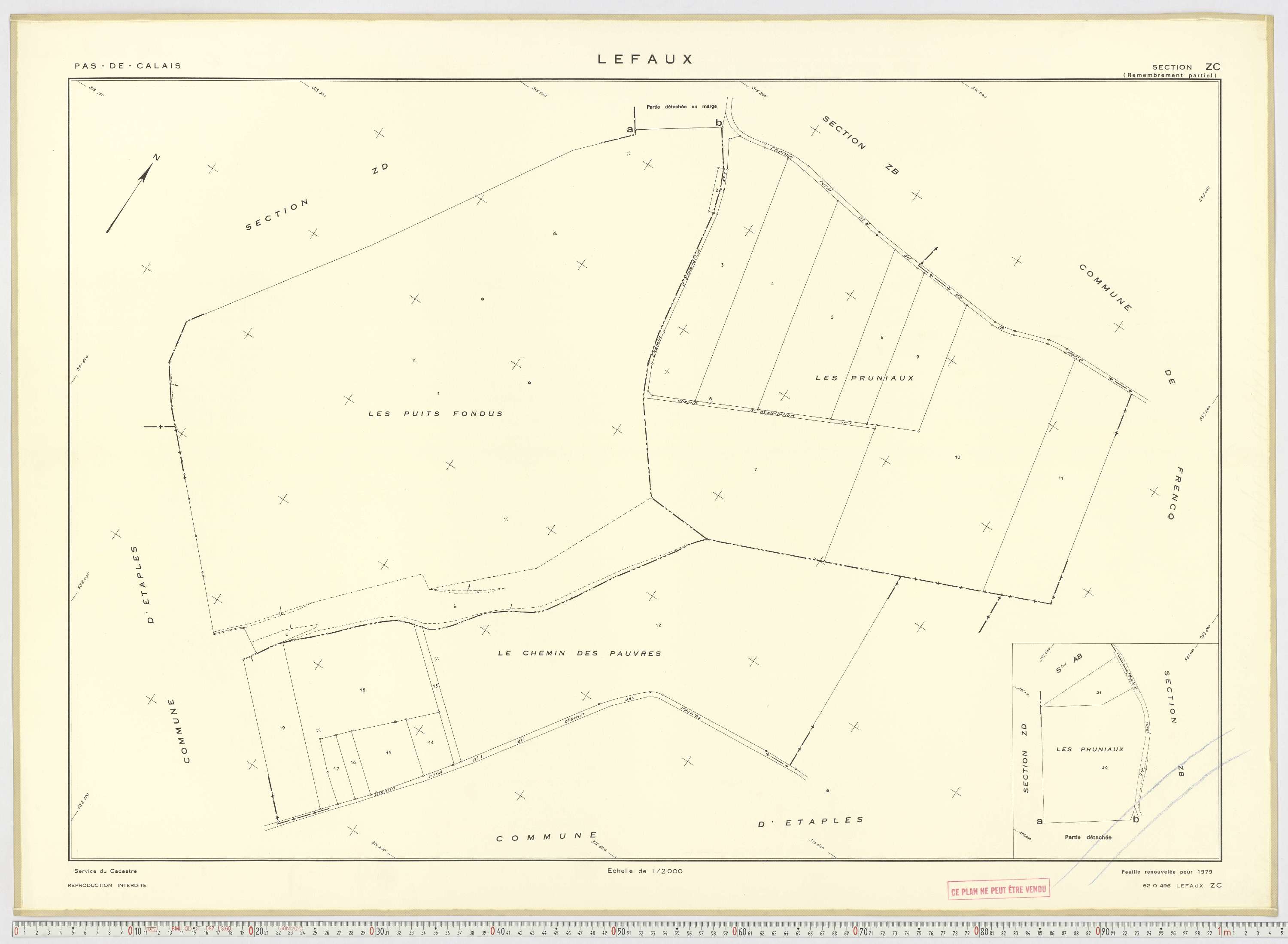 Lefaux - Section ZC.