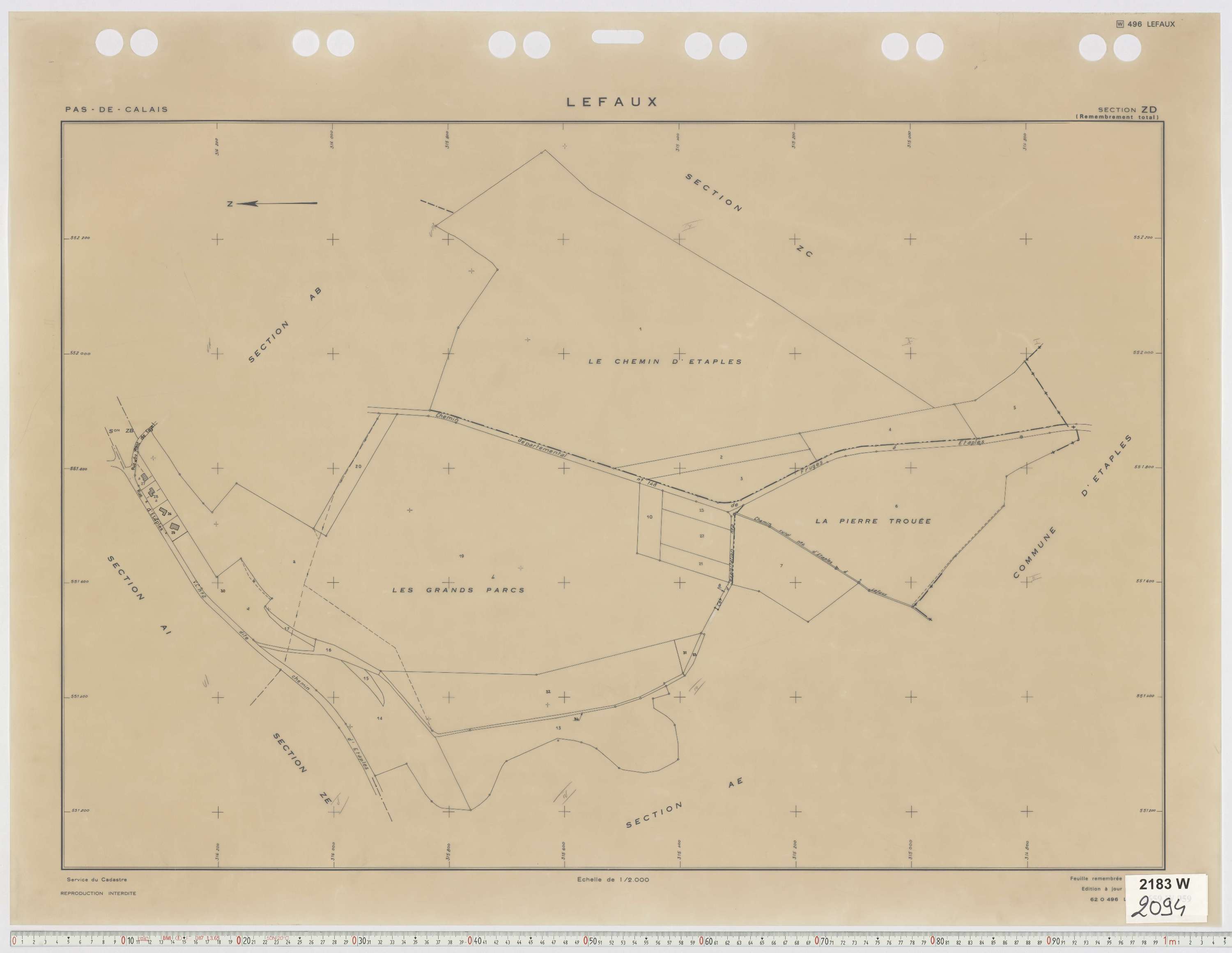 Lefaux - Section ZD.