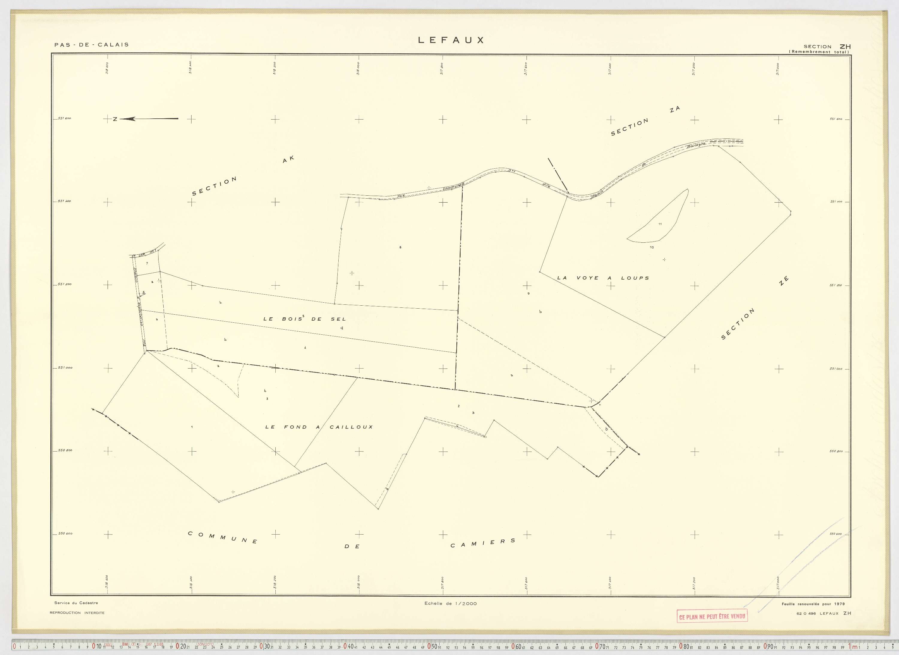 Lefaux - Section ZH.
