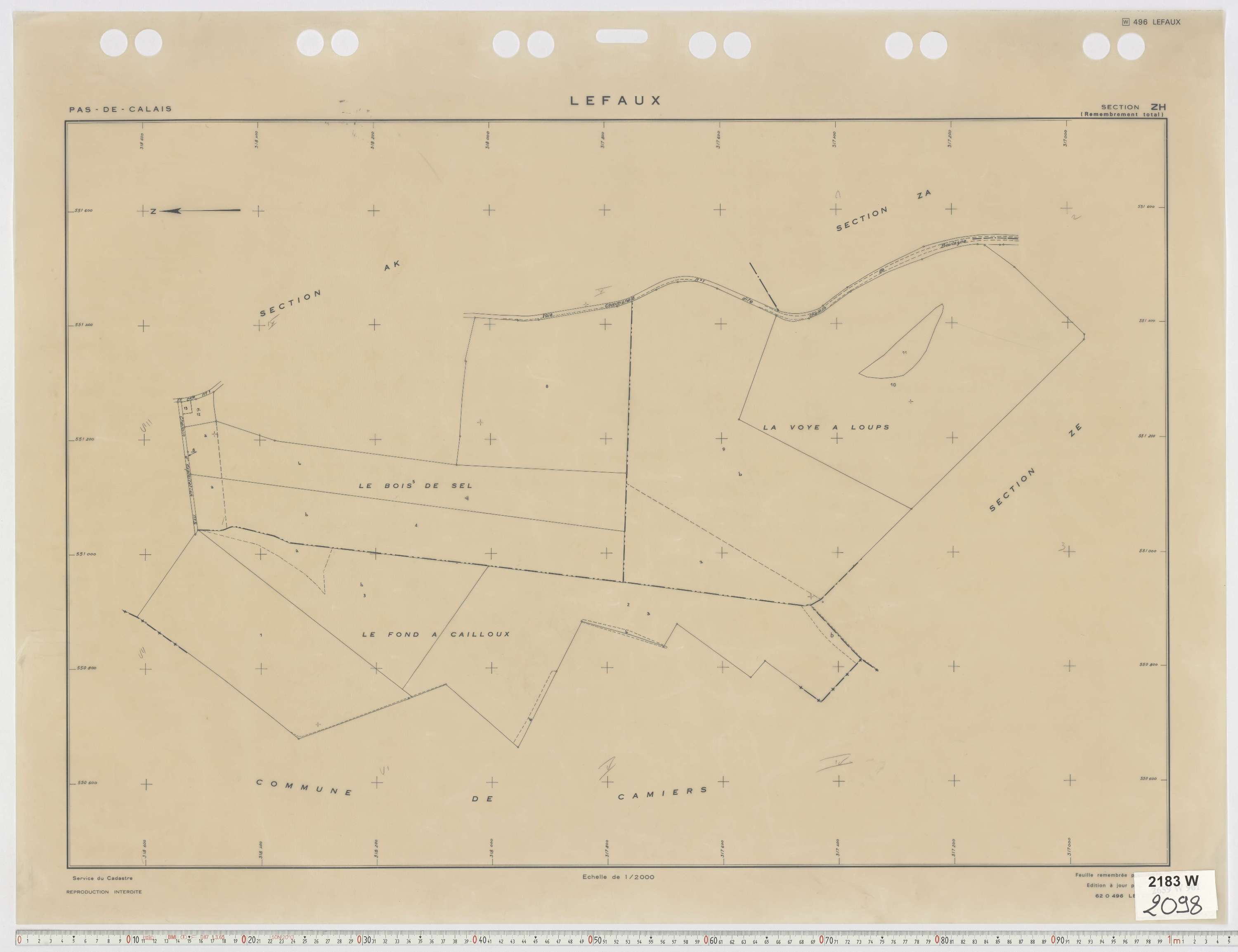Lefaux - Section ZH.