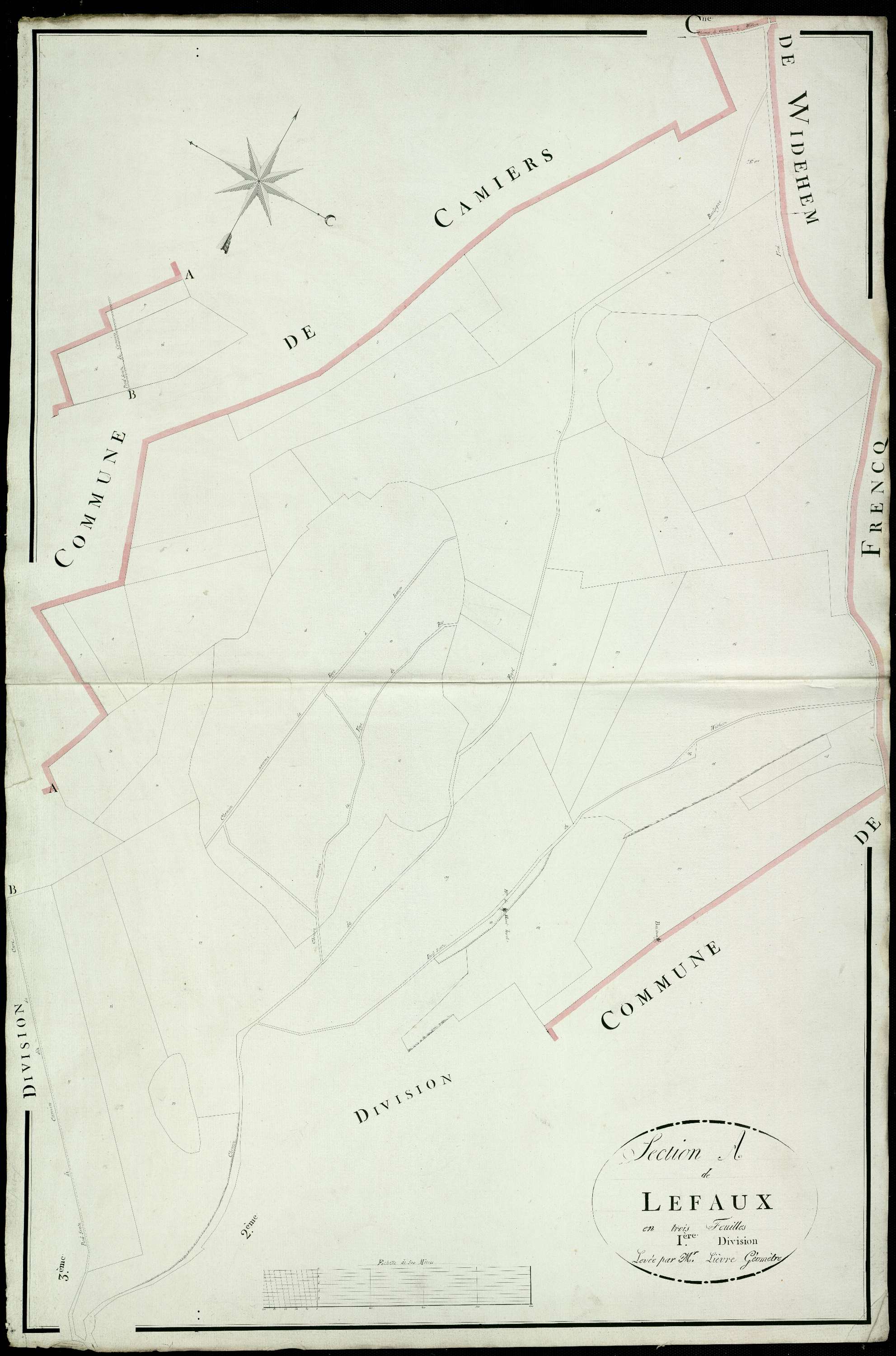 Lefaux - Section A, 1re feuille