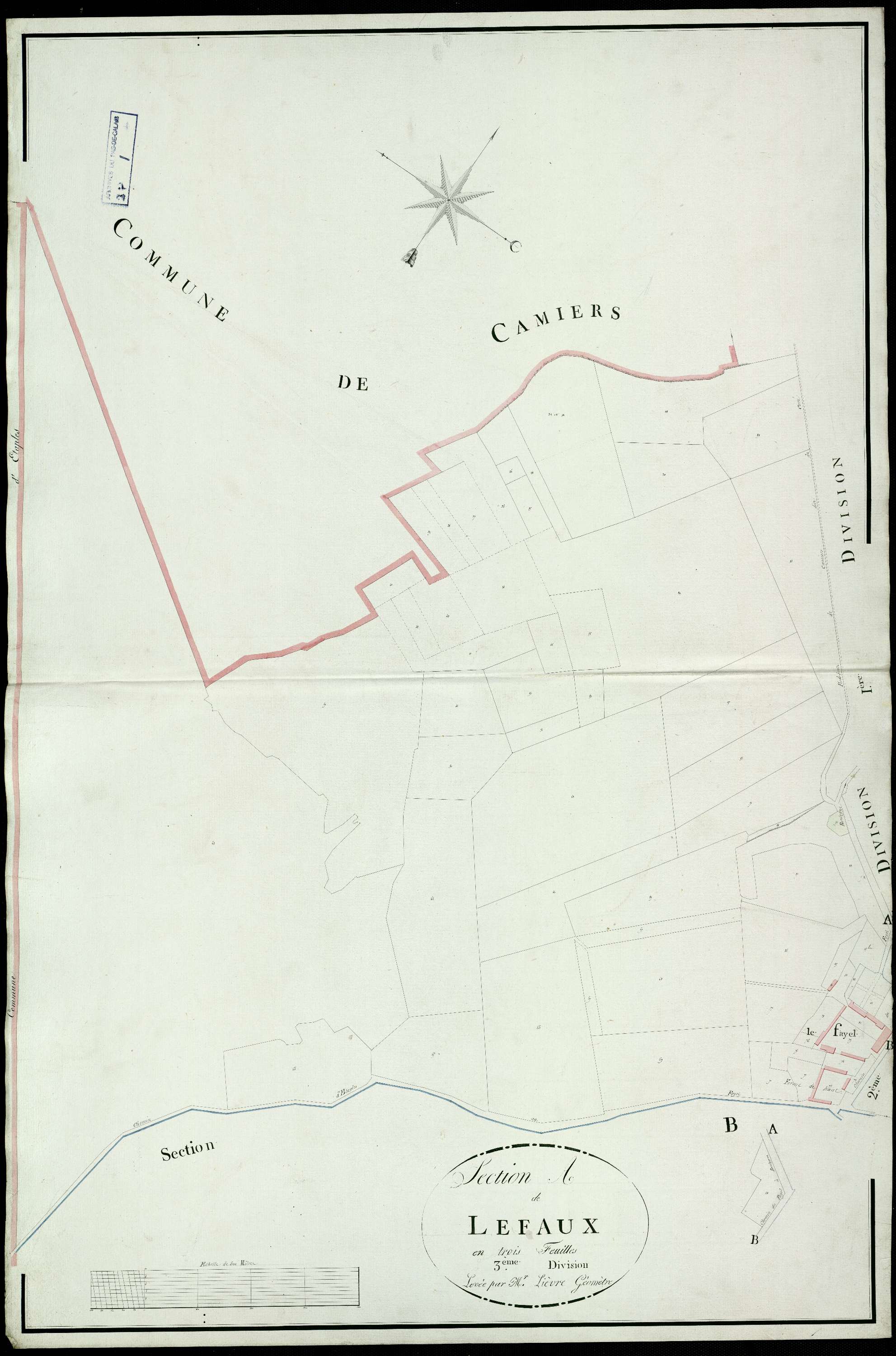 Lefaux - Section A, 3e feuille