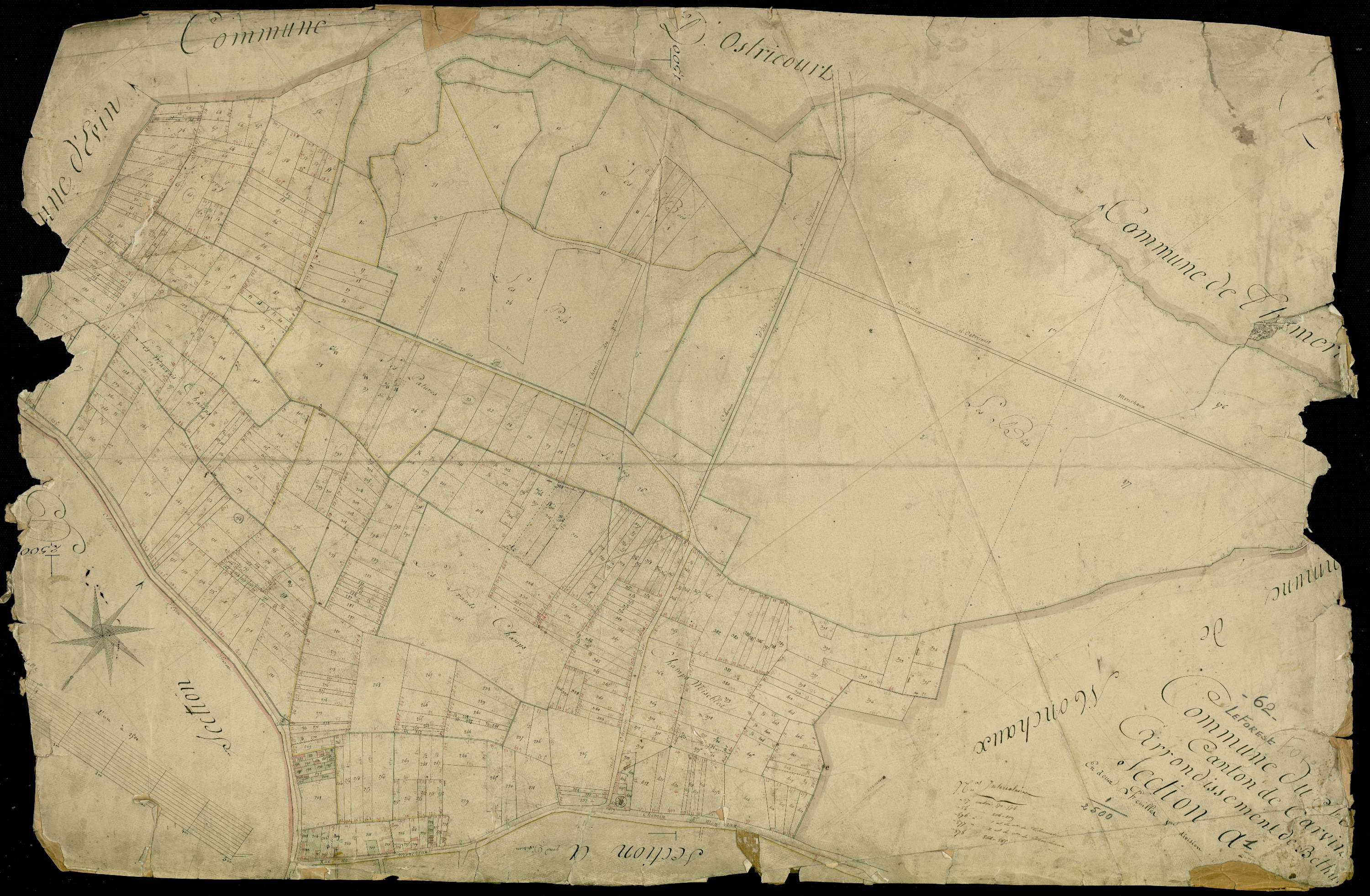 Leforest - Section A, 1re feuille