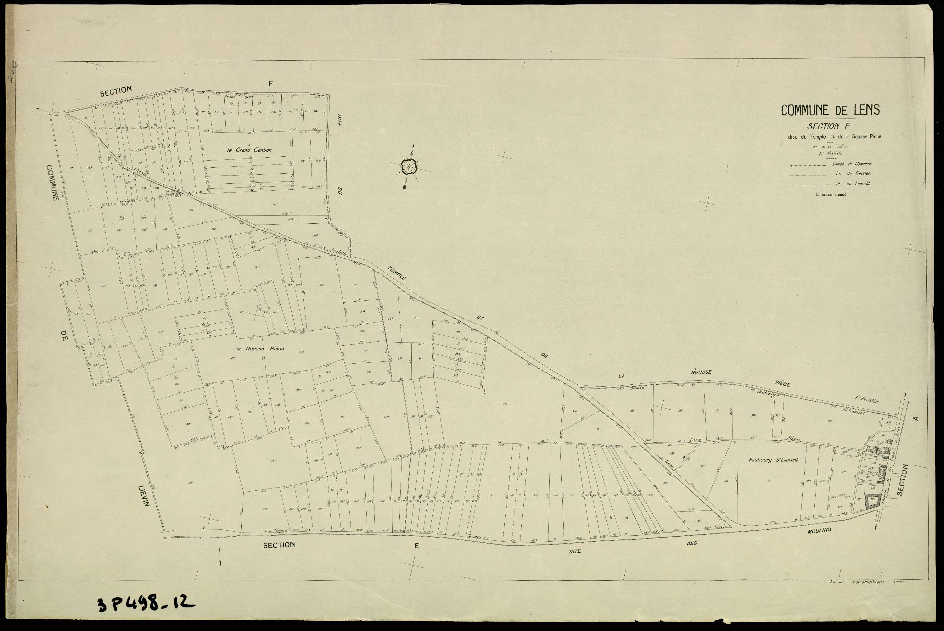 Lens - Section F, 2e feuille