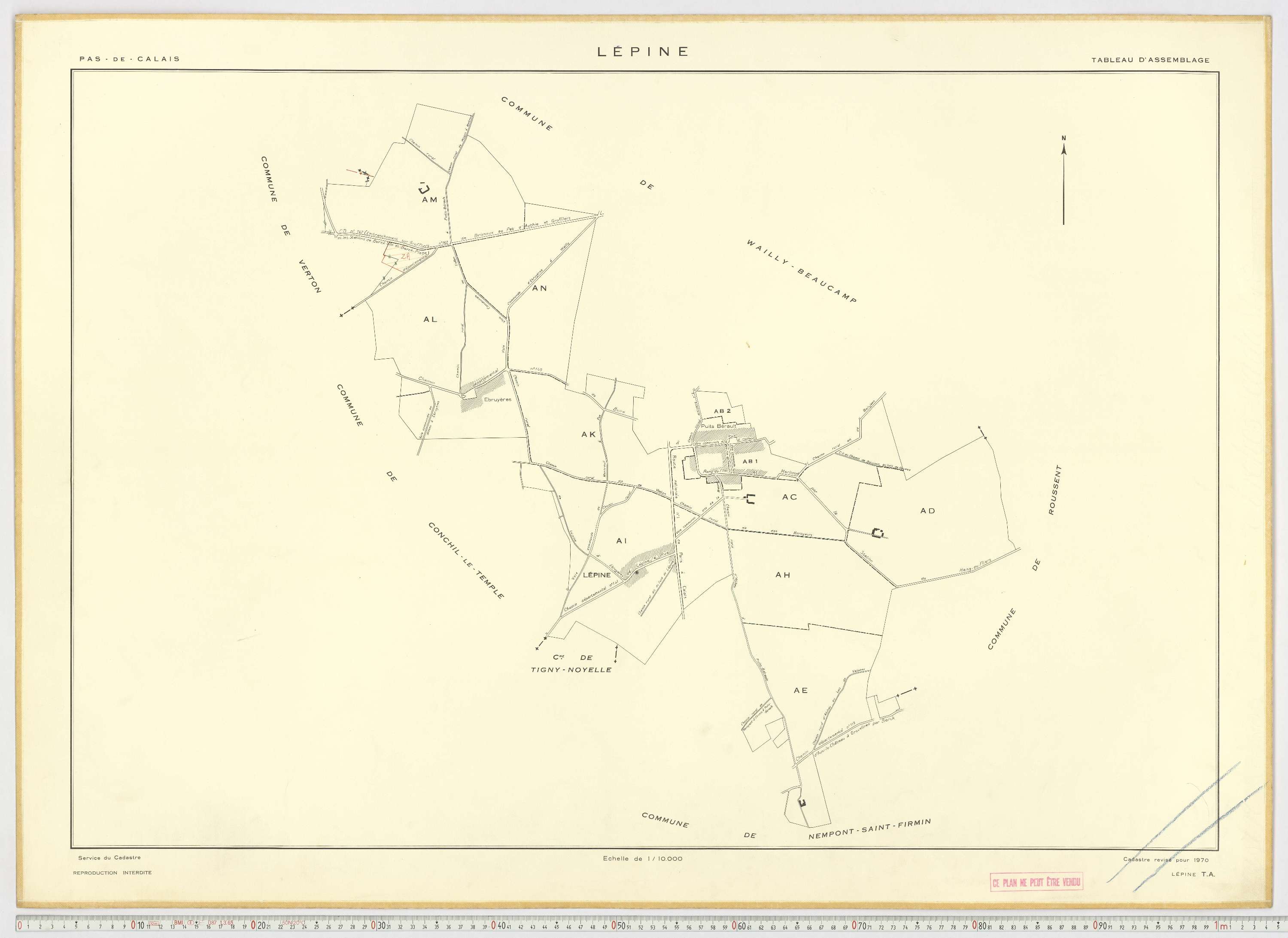 Lépine - Tableau d'assemblage.