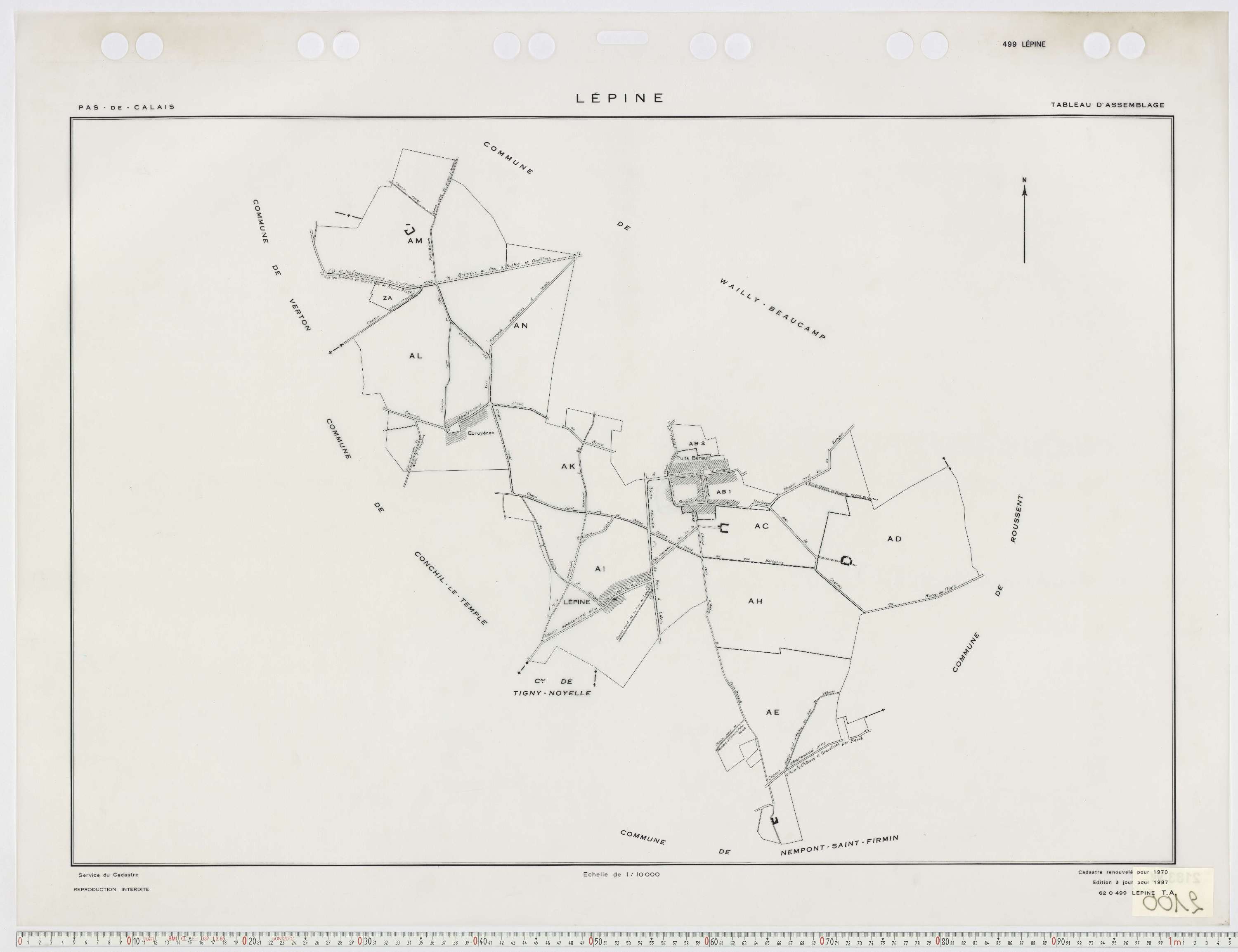 Lépine - Tableau d'assemblage.