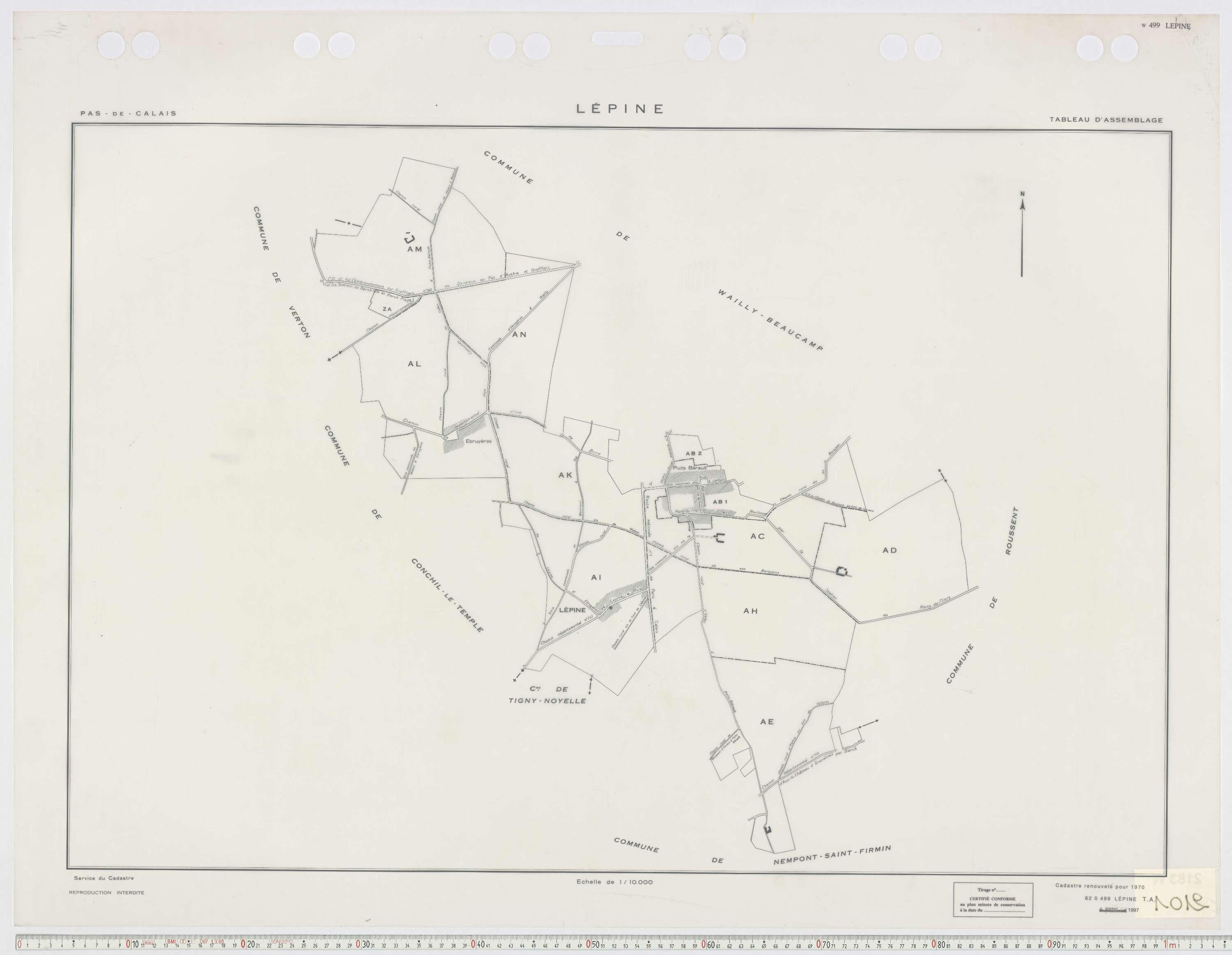 Lépine - Tableau d'assemblage.