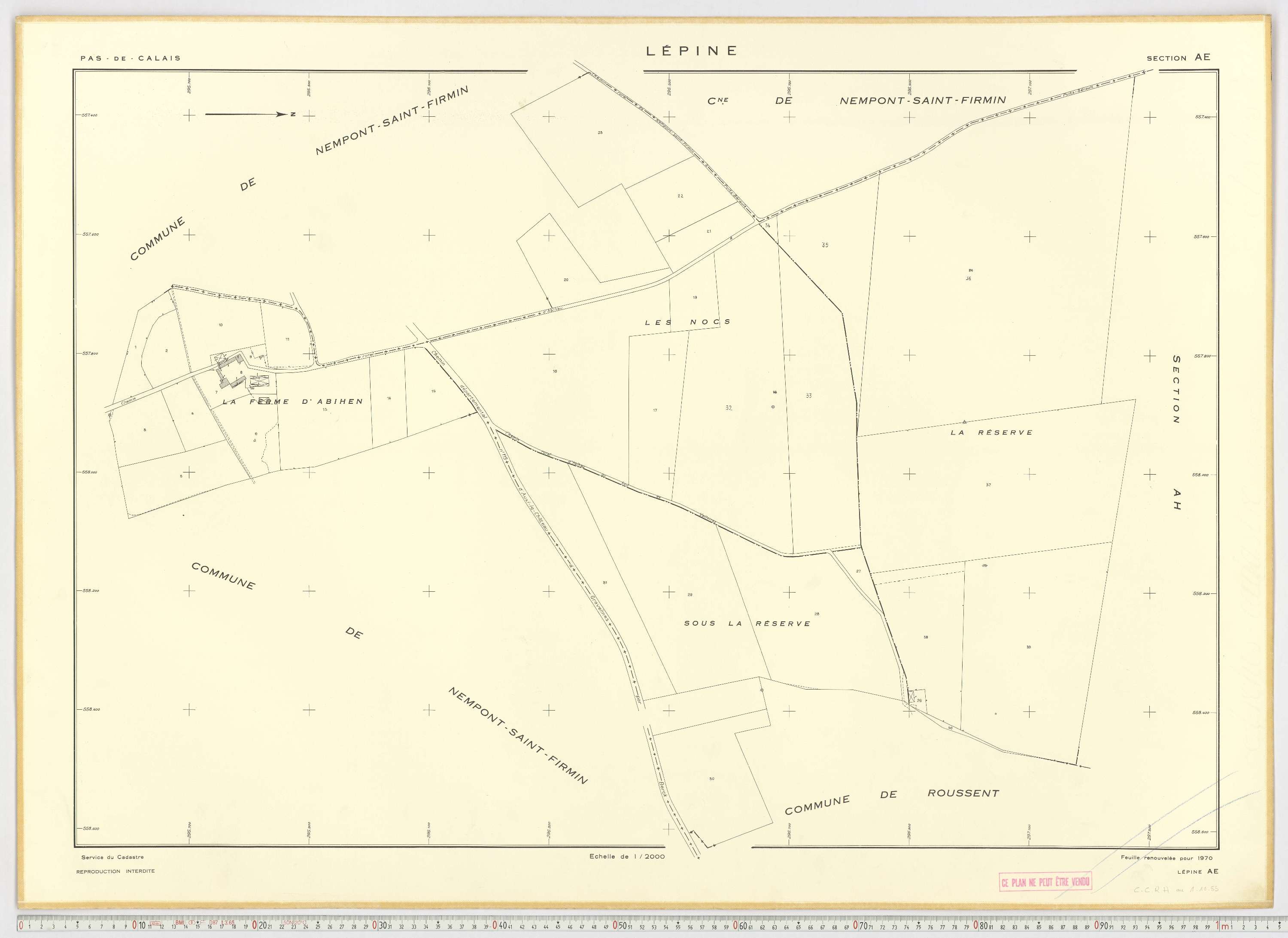 Lépine - Section AE.