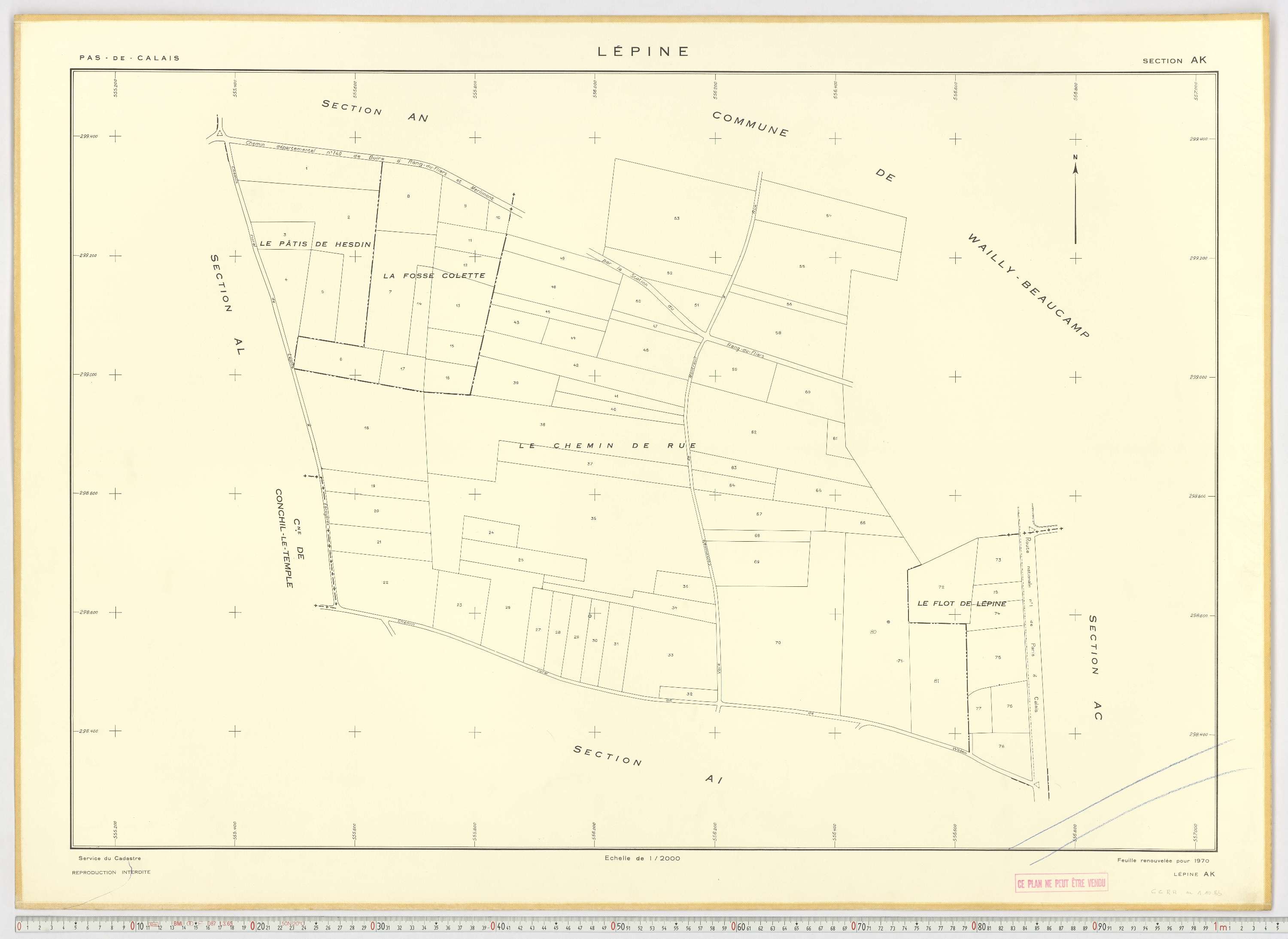 Lépine - Section AK.
