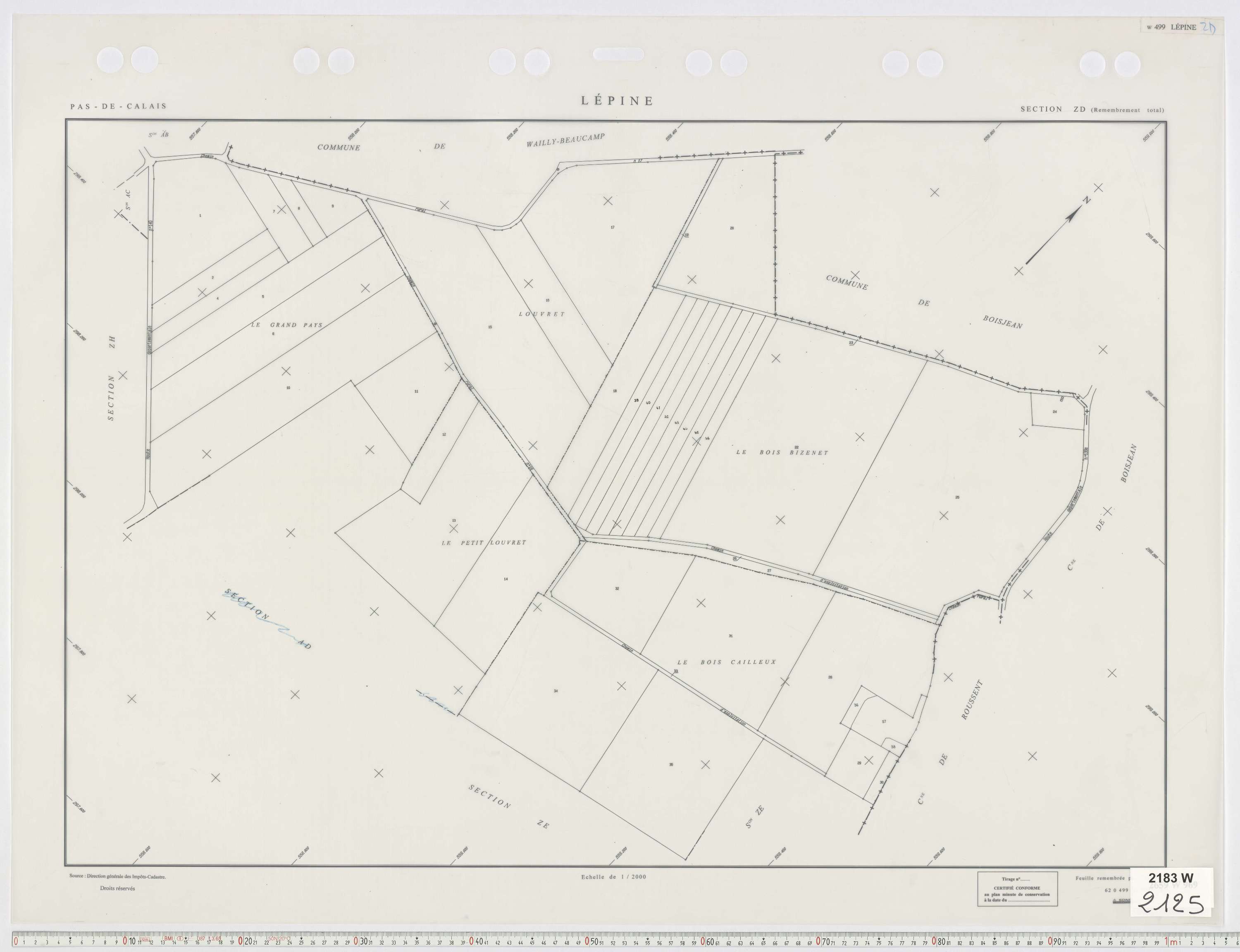 Lépine - Section ZD.