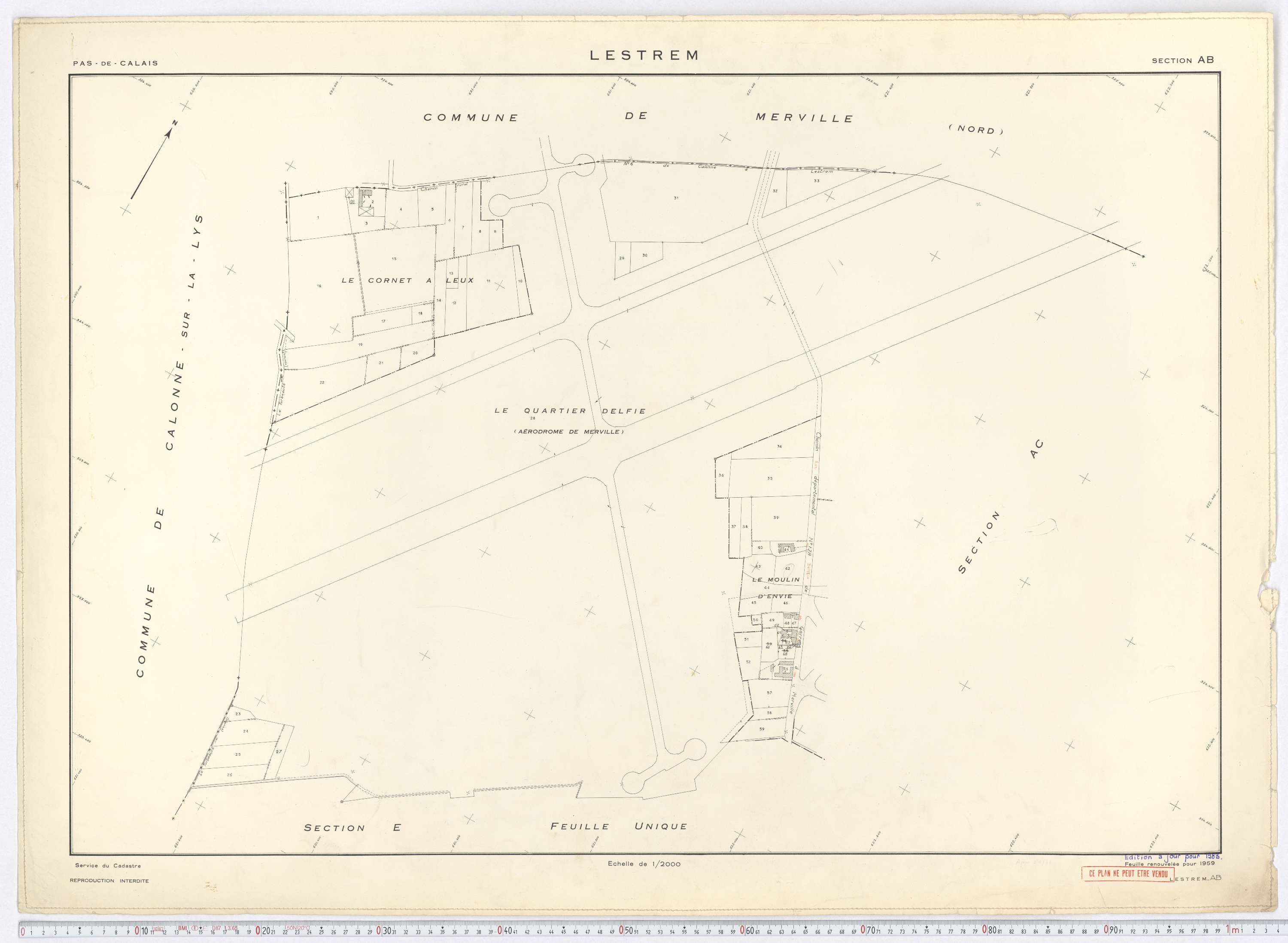 Lestrem - Section AB.