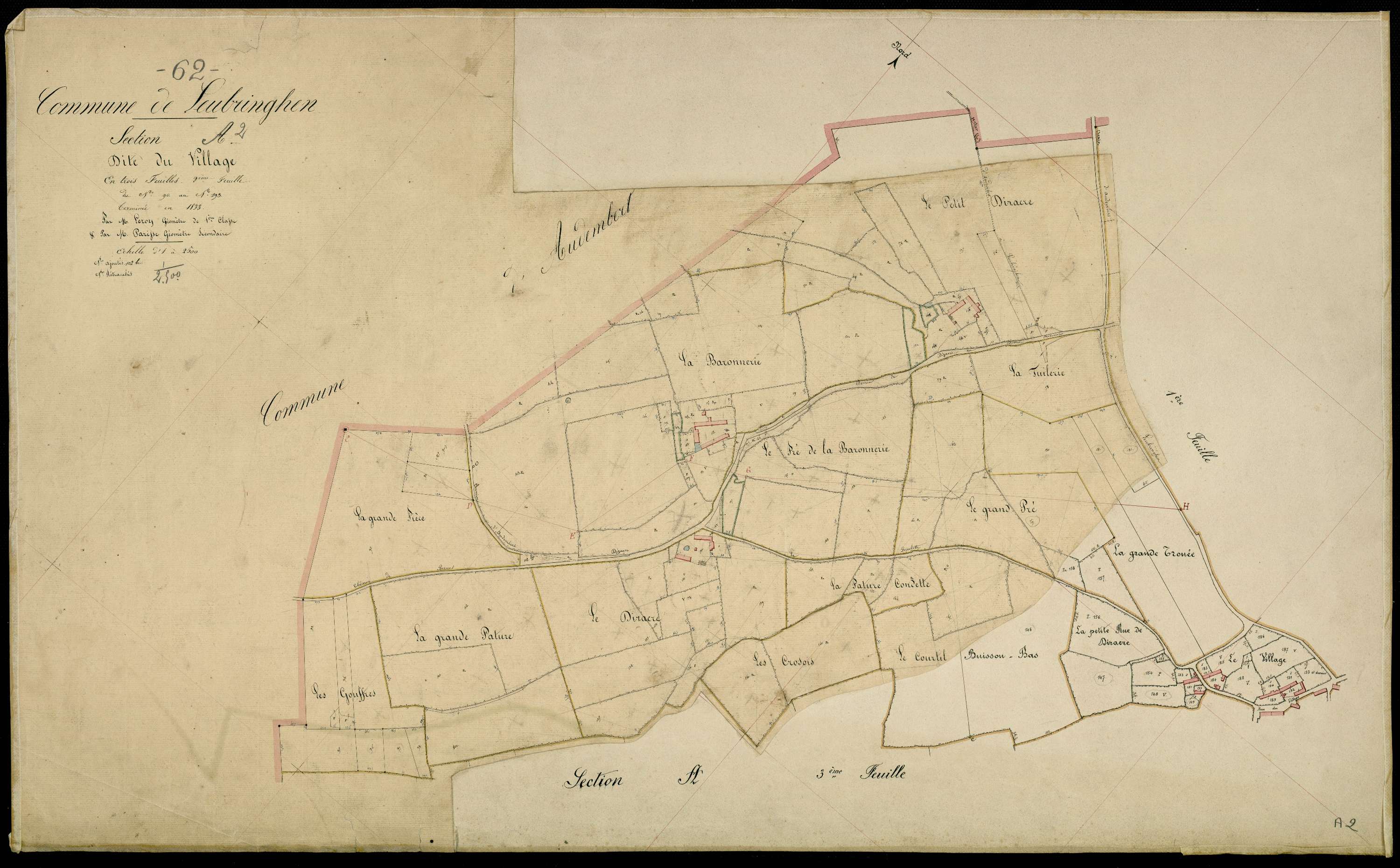 Leubringhen - Section A, 2e feuille