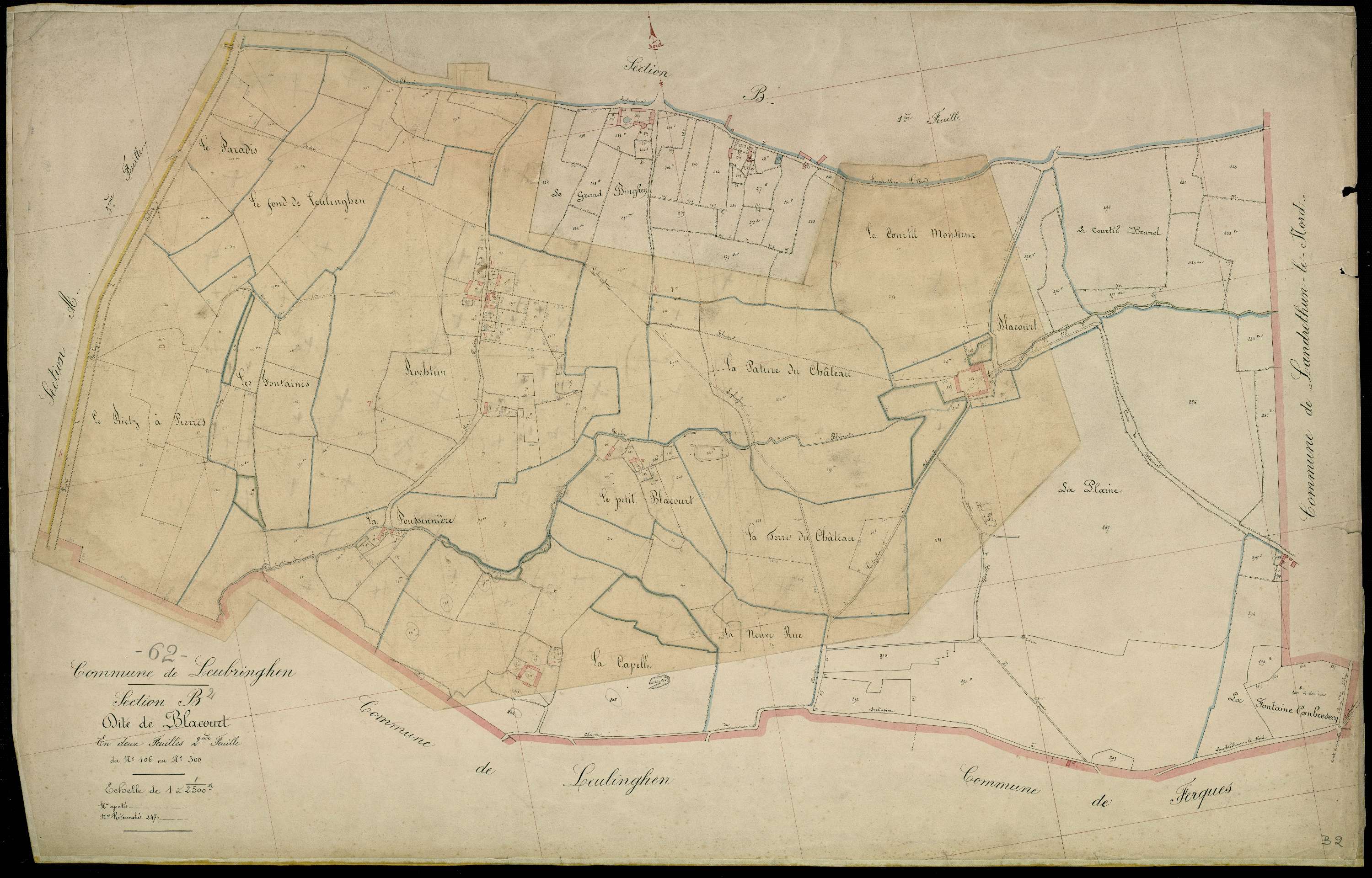 Leubringhen - Section B, 2e feuille