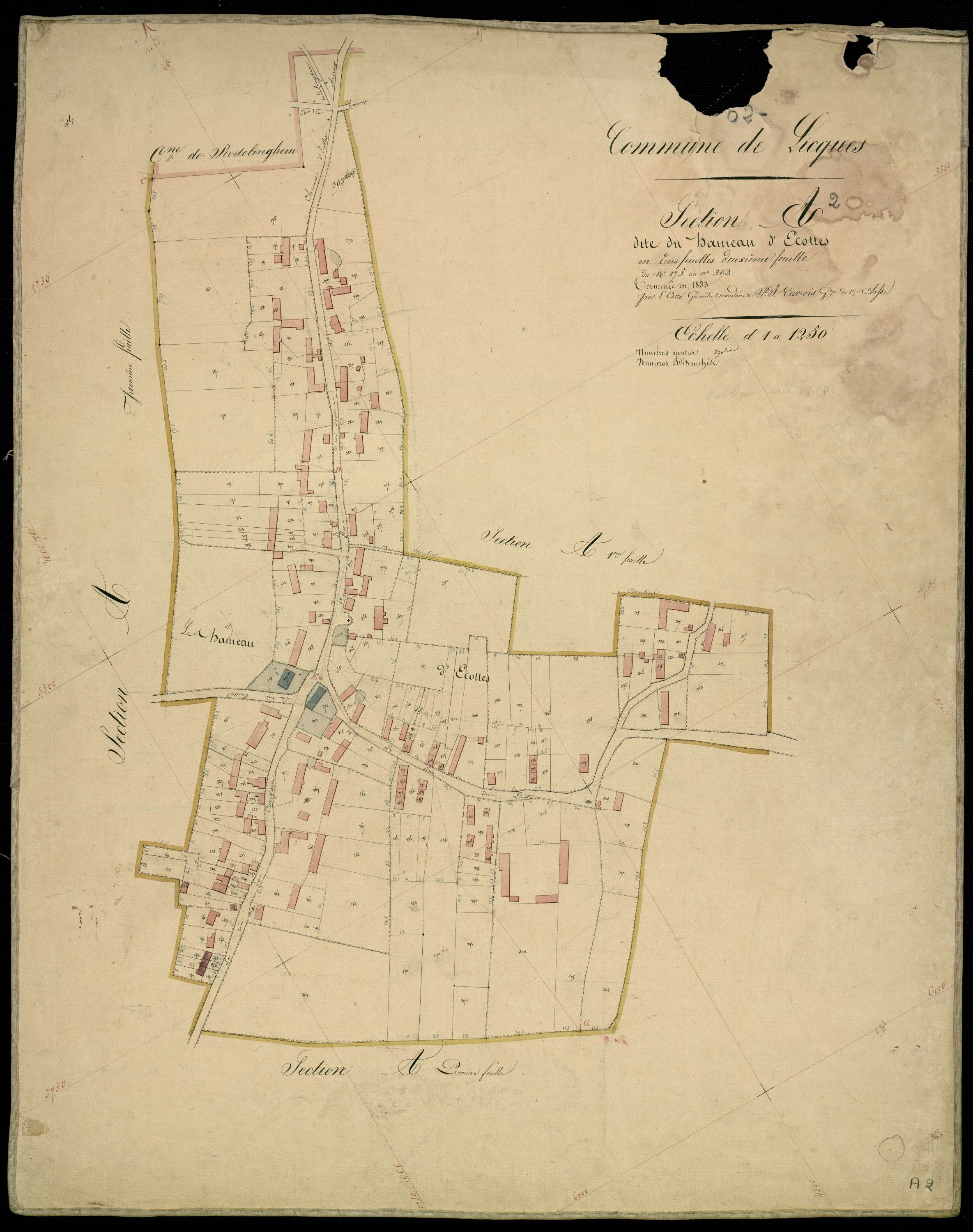 Licques - Section A, 2e feuille