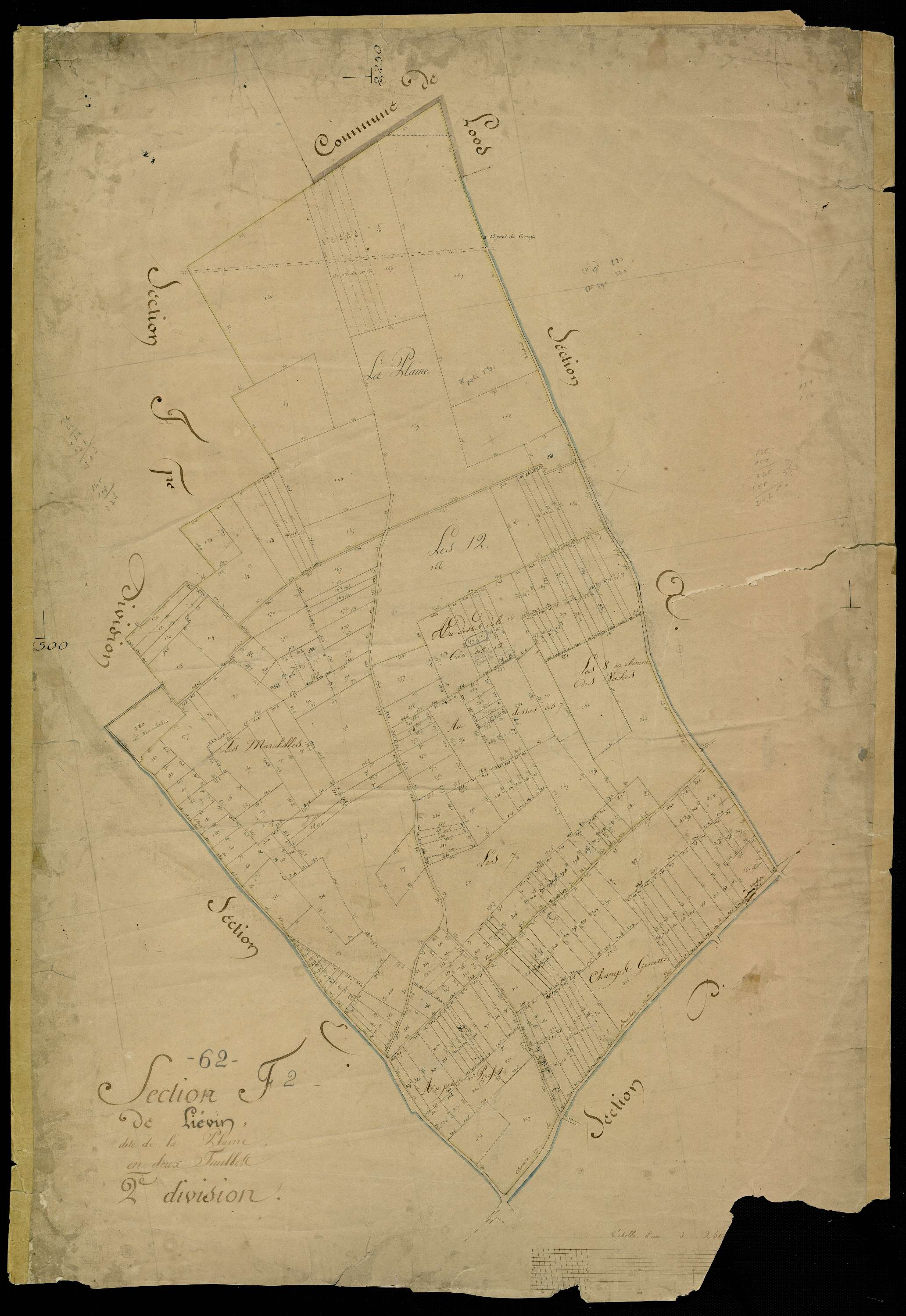 Liévin - Section F, 2e feuille