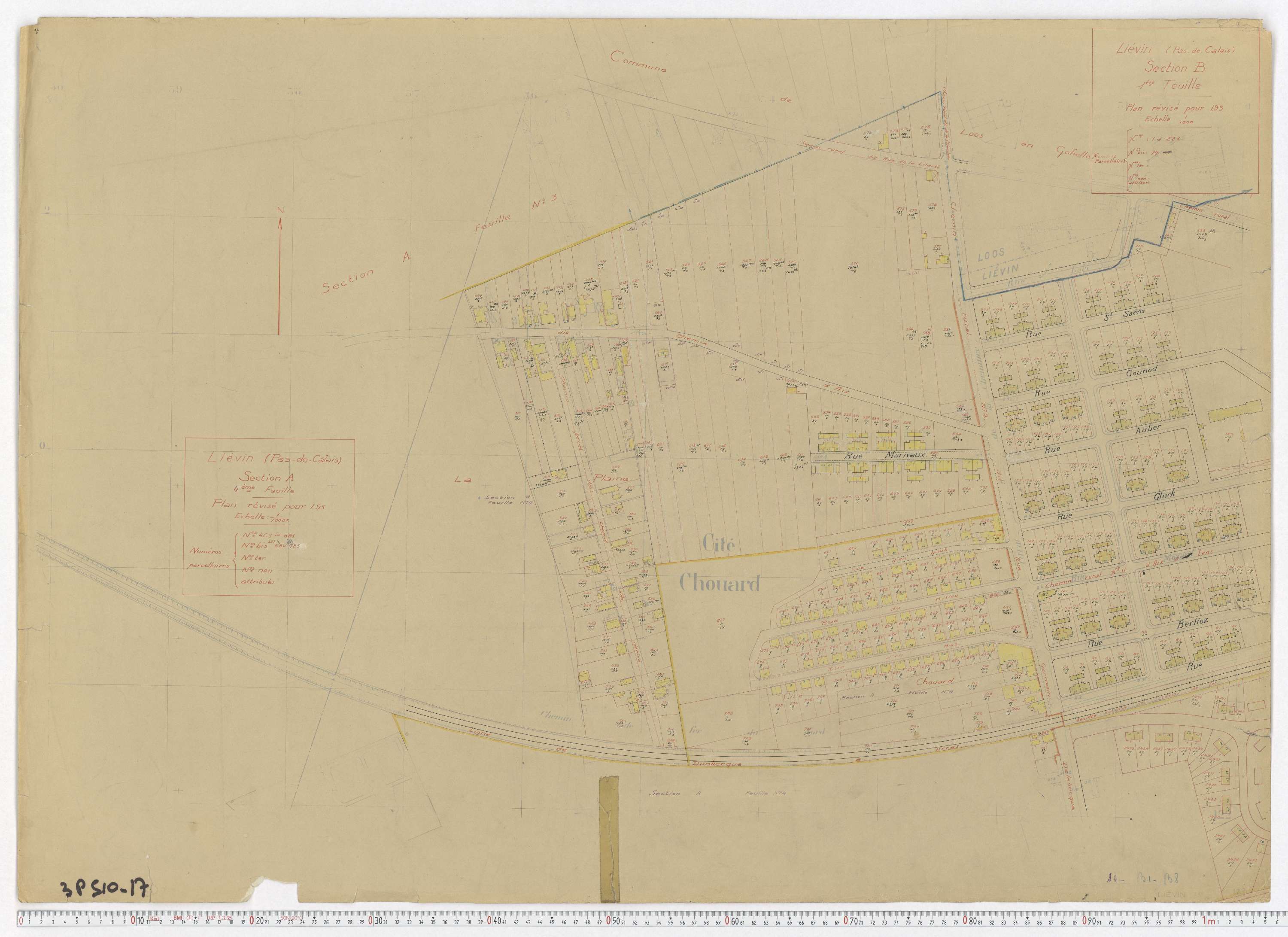 Liévin - Section A, feuille 4.
