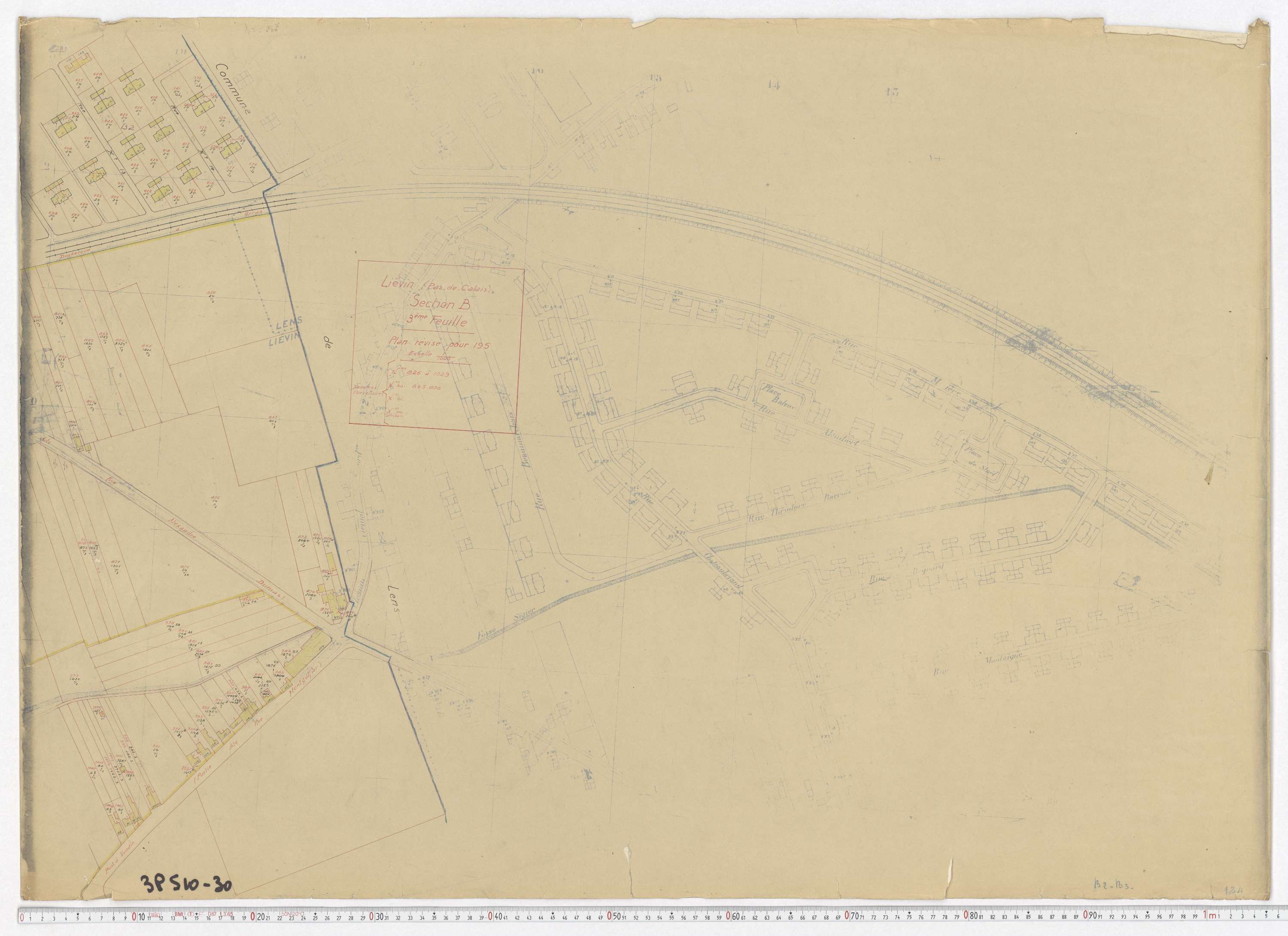 Liévin - Section B, feuille 2.