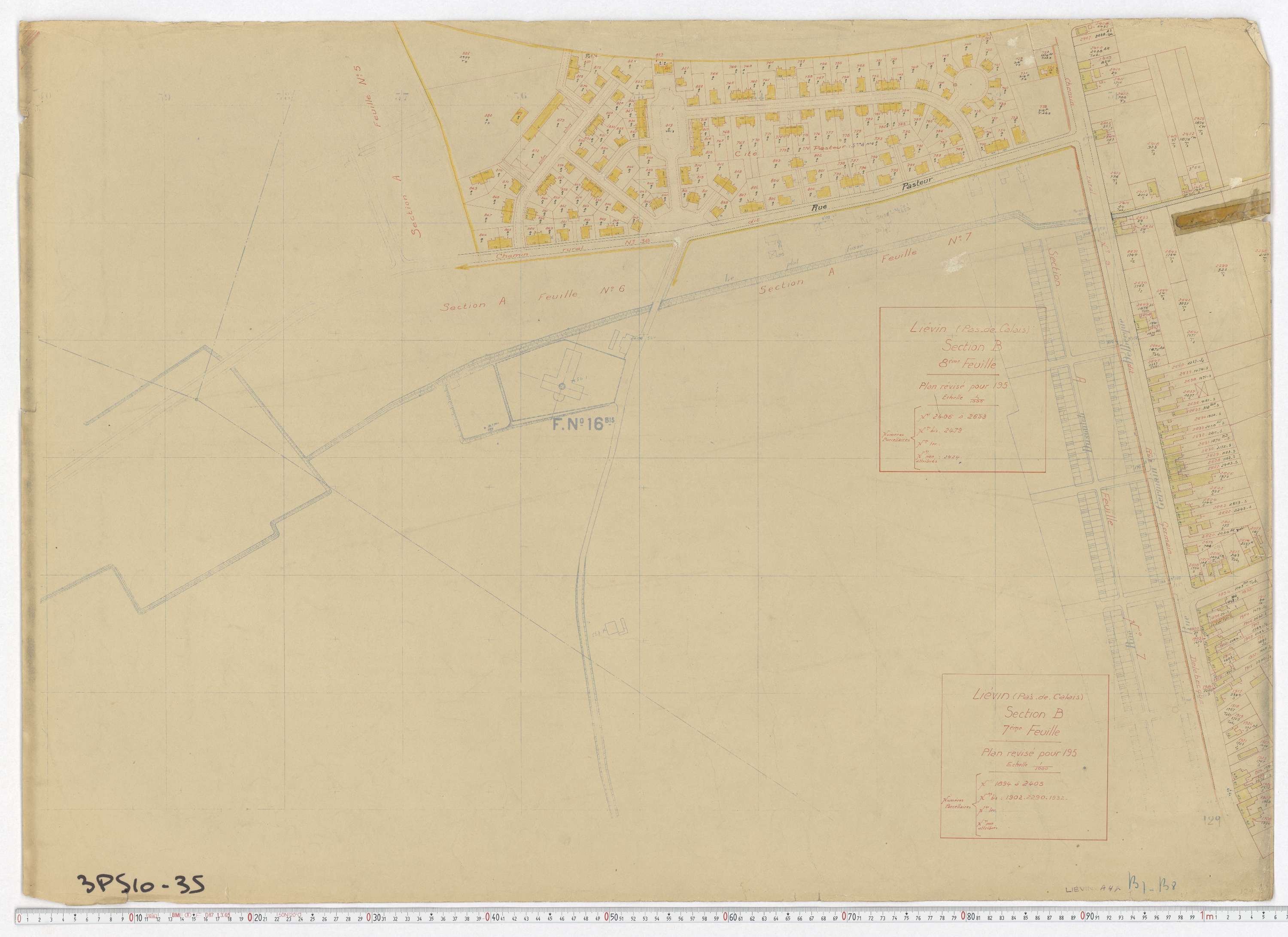 Liévin - Section B, feuille 7.