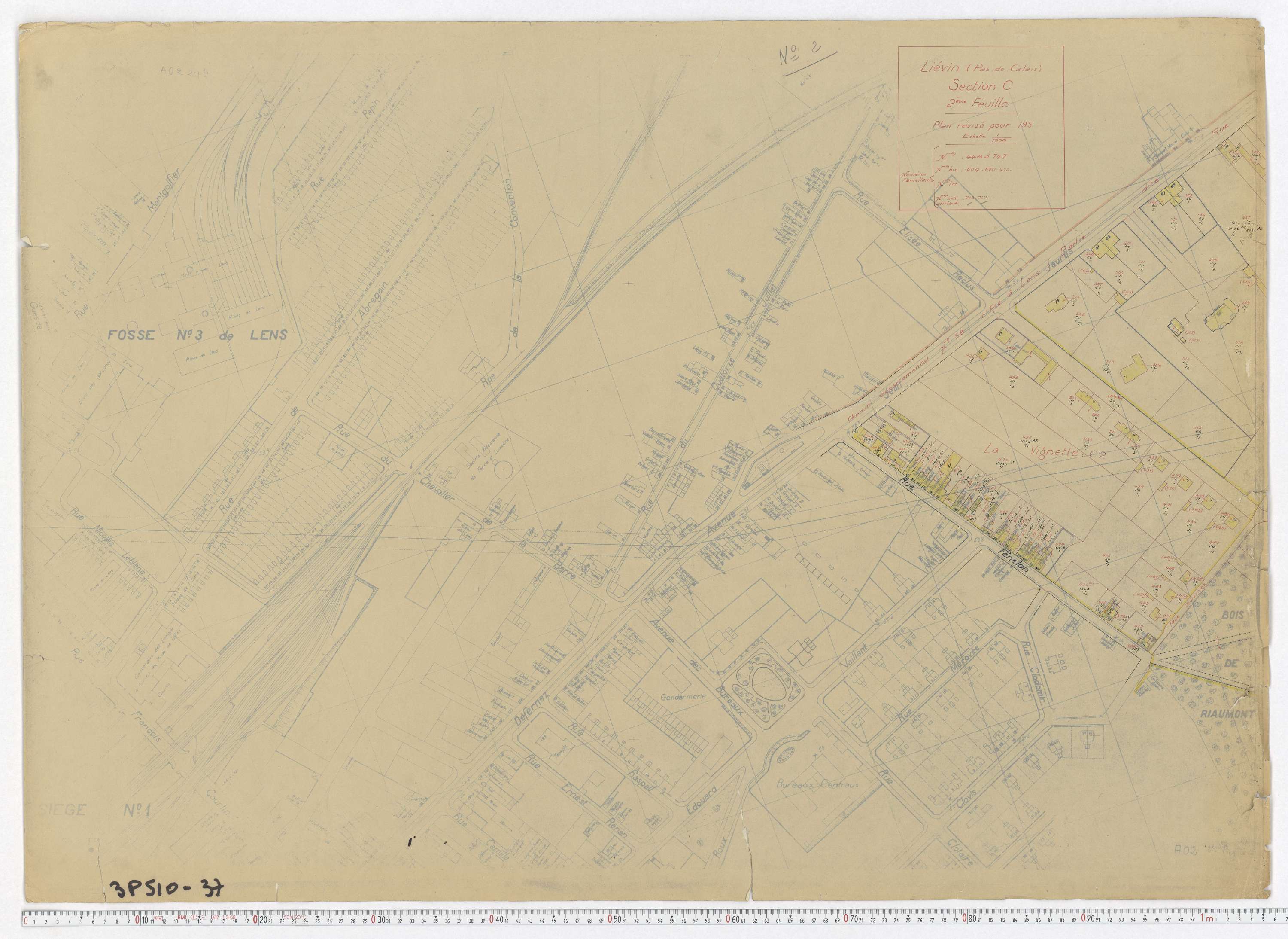 Liévin - Section C, feuille 2.