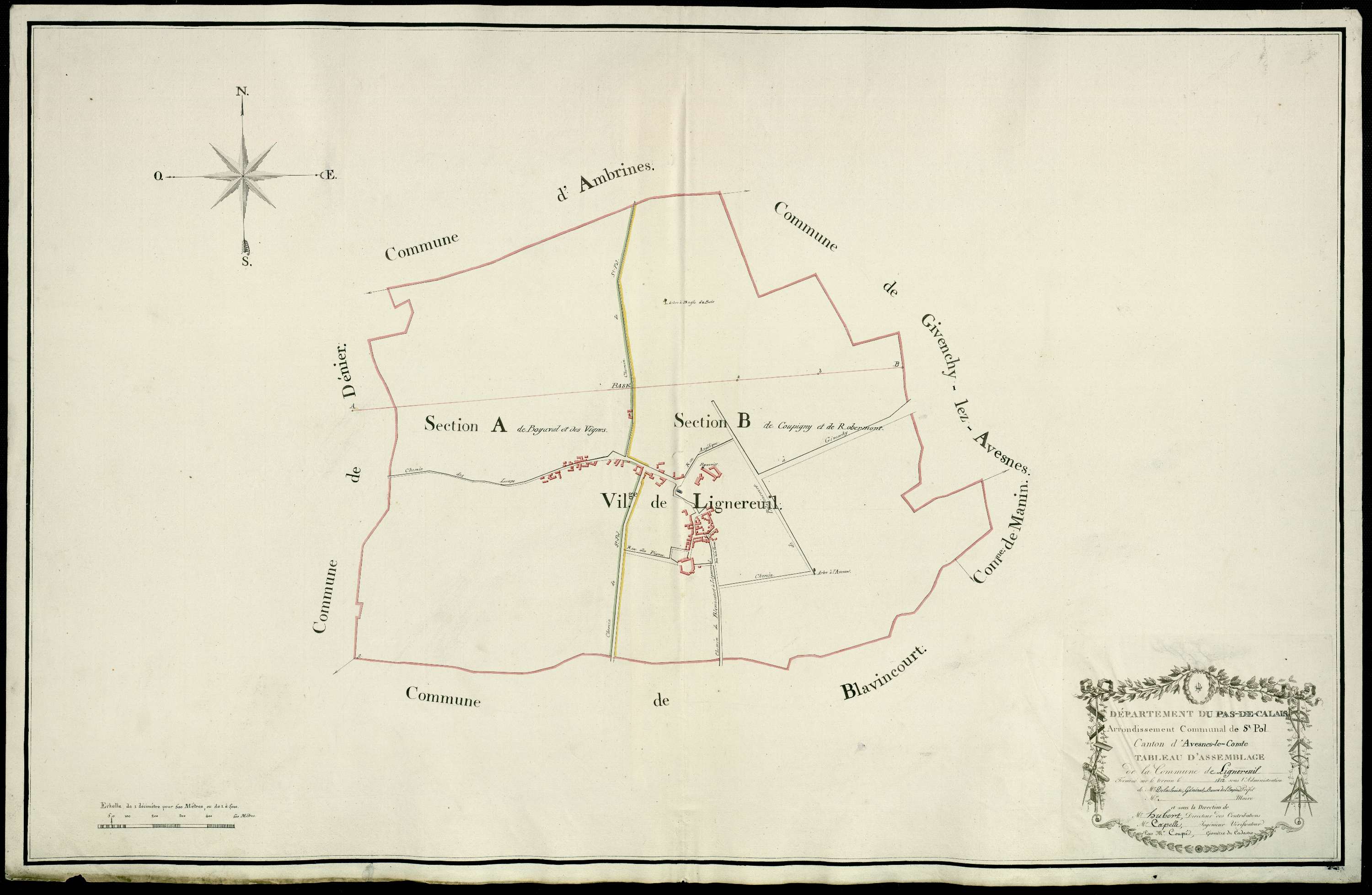 Lignereuil - Tableau d'assemblage
