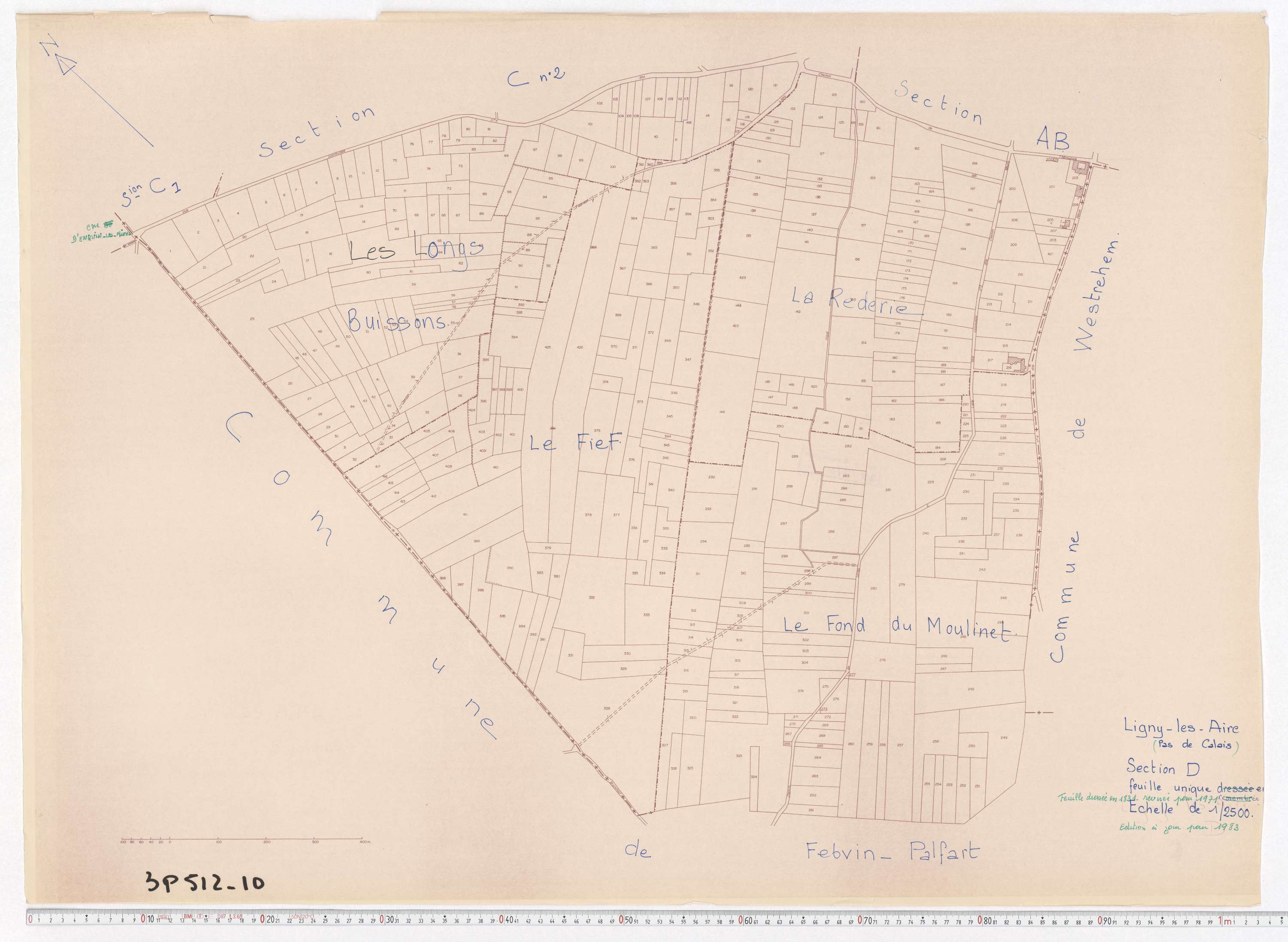 Ligny-lès-Aire - Section D.