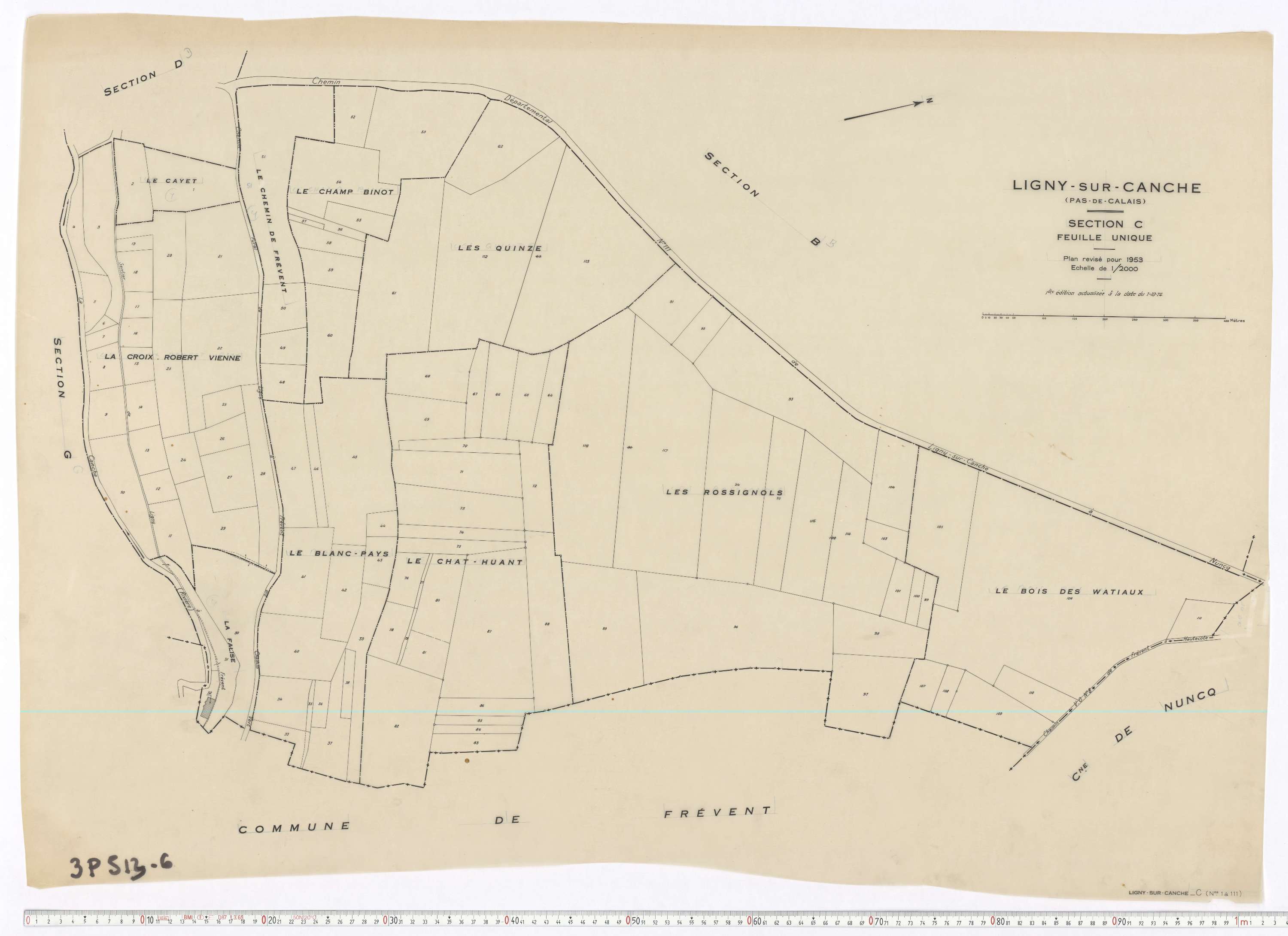 Ligny-sur-Canche - Section C.