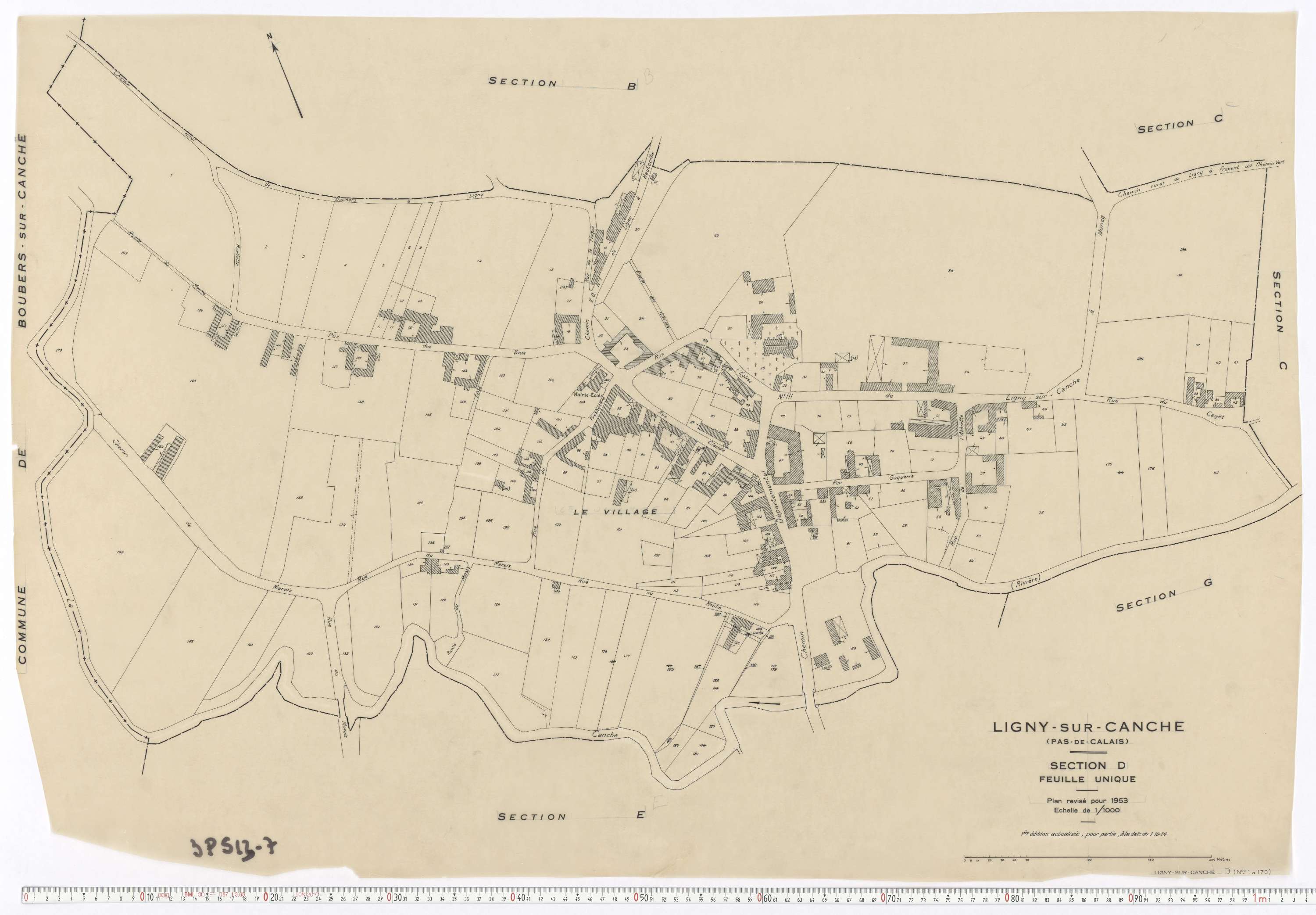 Ligny-sur-Canche - Section D.