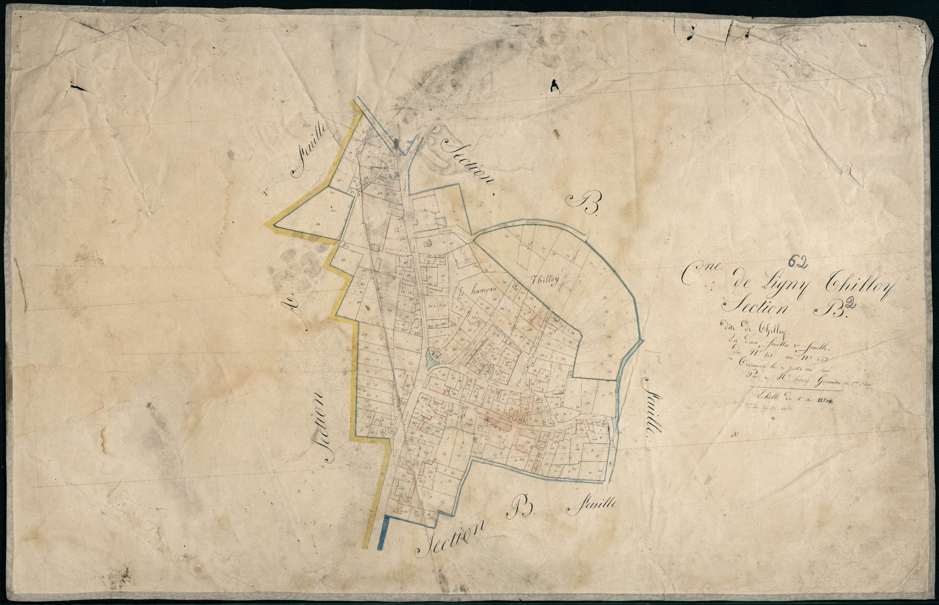 Ligny-Thilloy - Section B, 2e feuille
