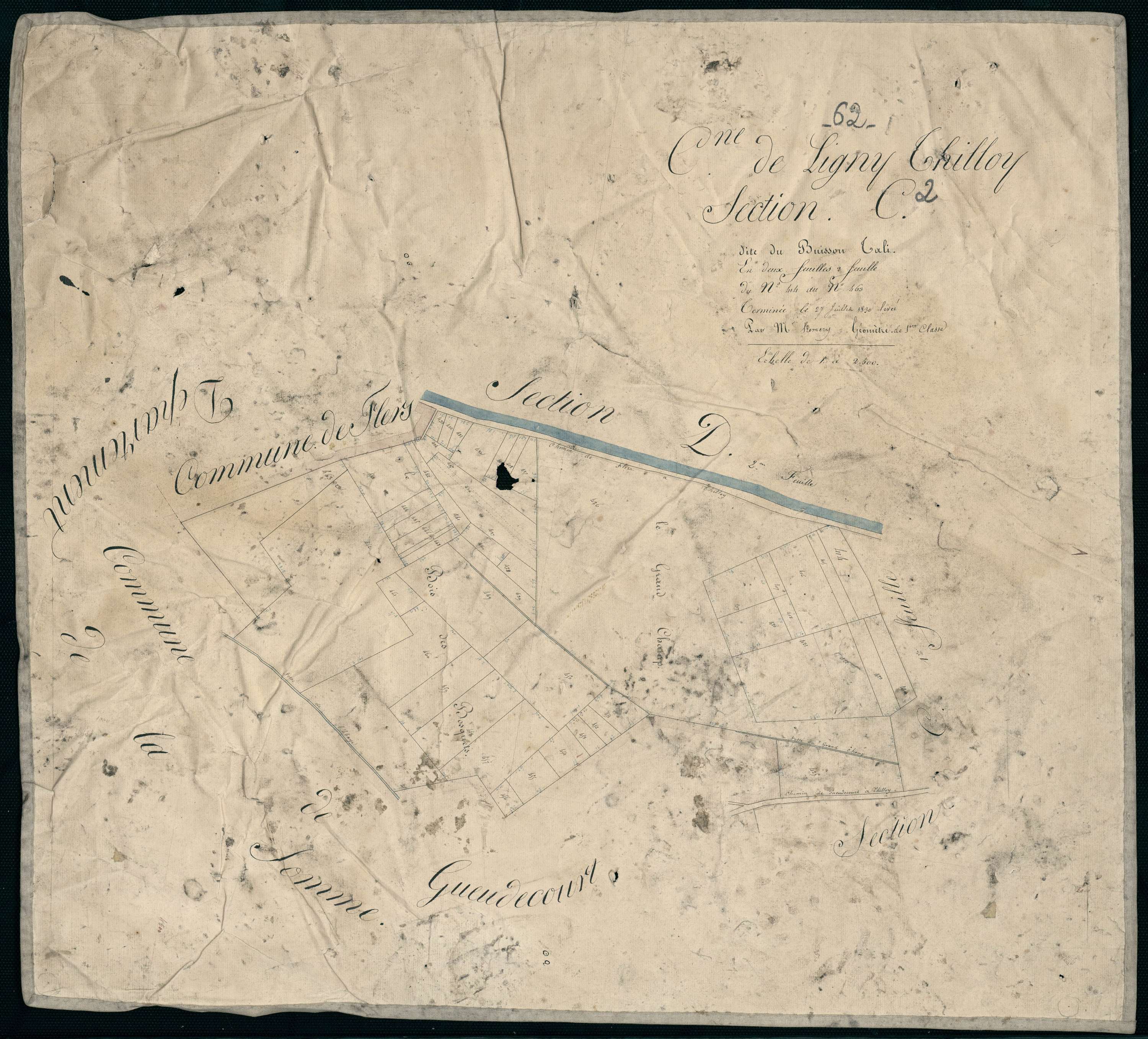 Ligny-Thilloy - Section C, 2e feuille