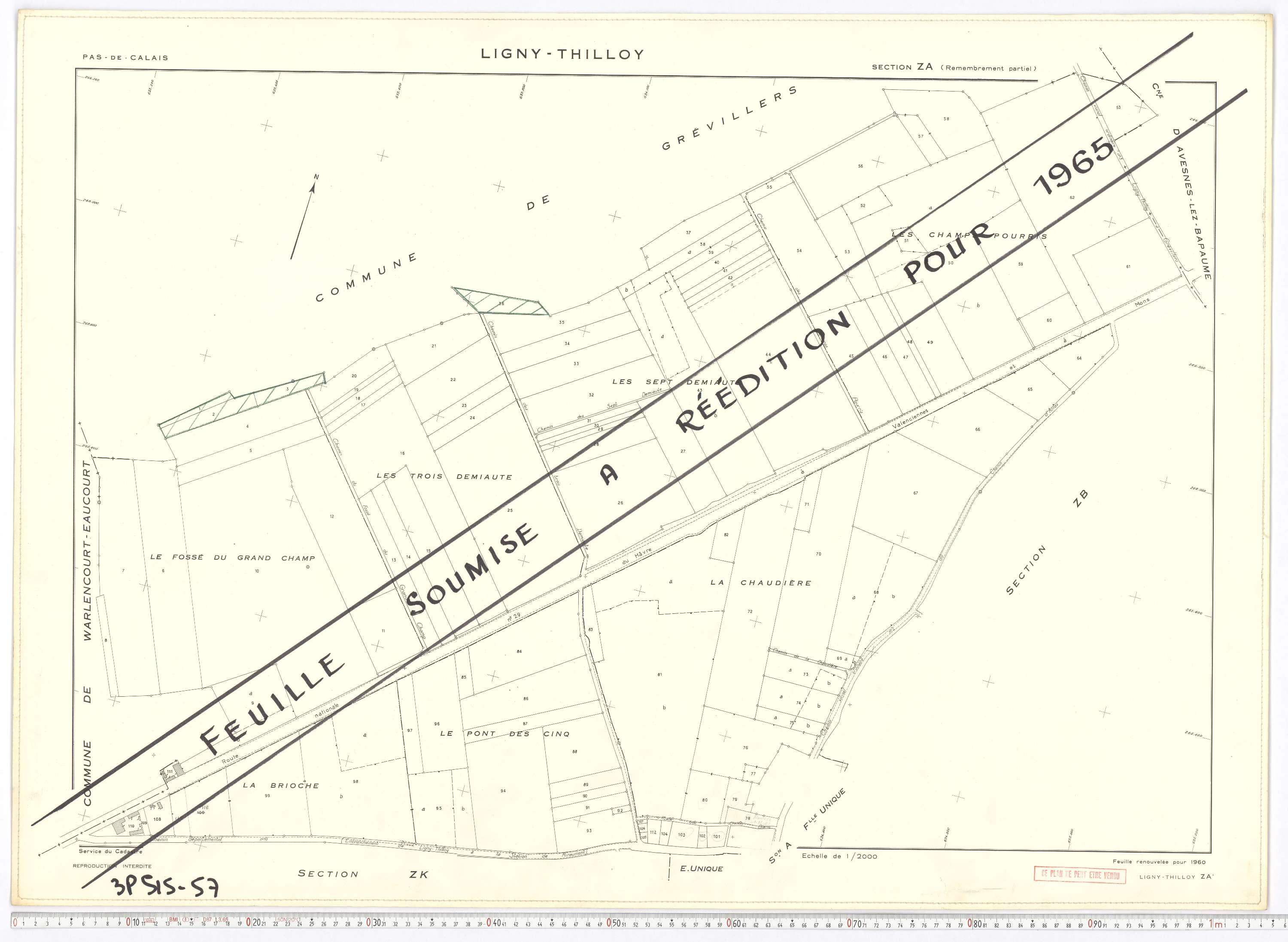 Ligny-Thilloy - Section ZA.