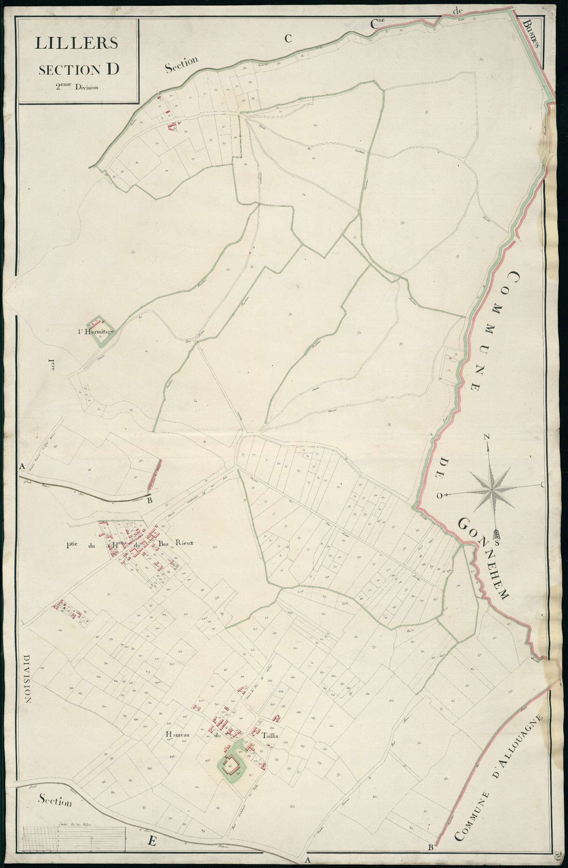 Lillers - Section D, 2e feuille